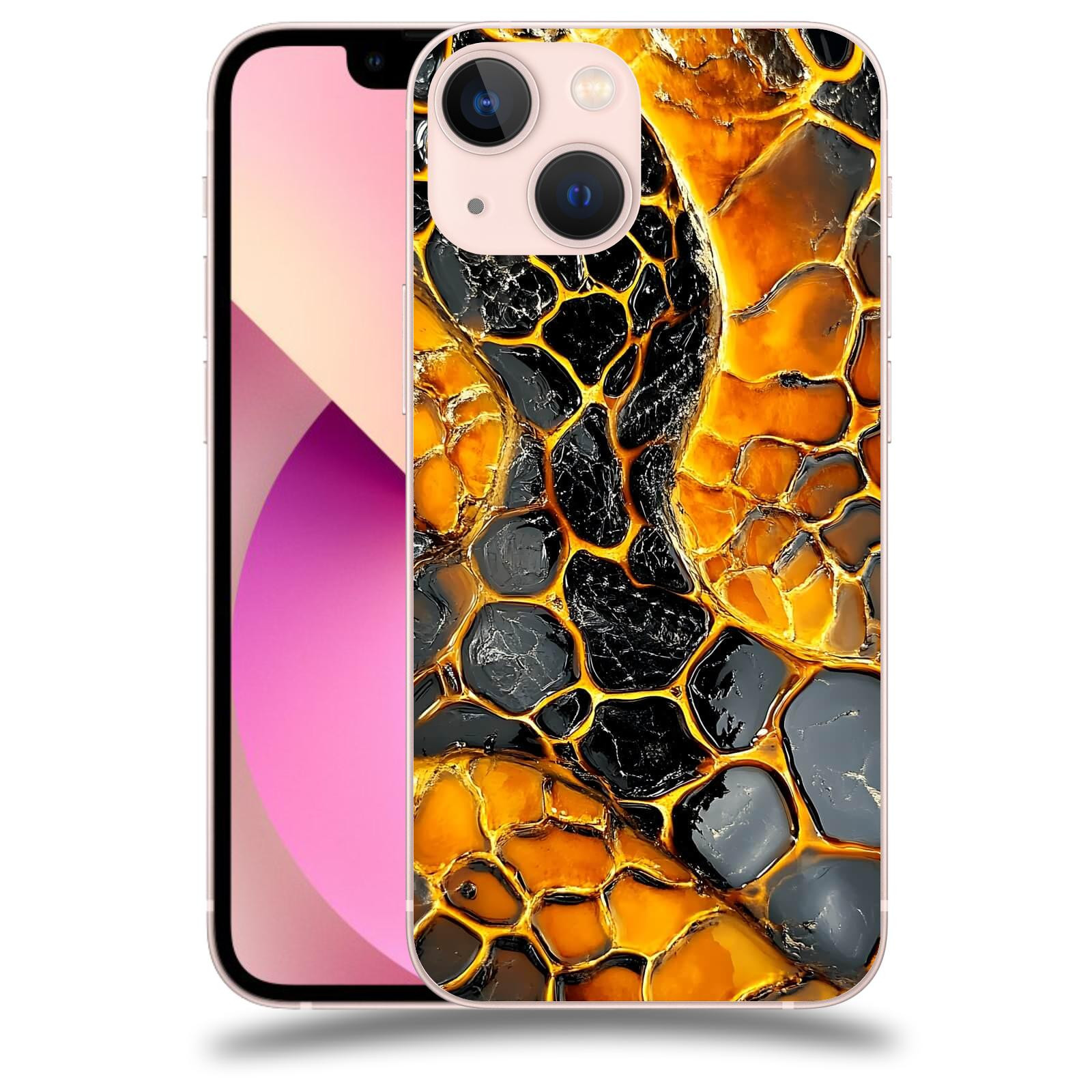 ACOVER Kryt na mobil Apple iPhone 13 mini - Žár a Struktura