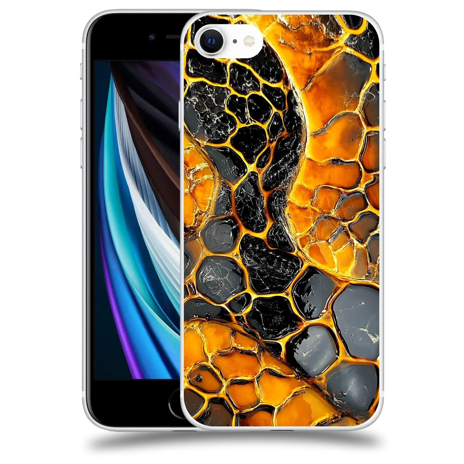 ACOVER Kryt na mobil Apple iPhone SE 2020 - Žár a Struktura