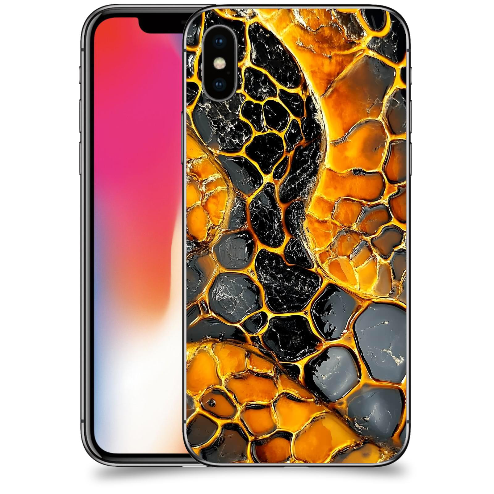 ACOVER Kryt na mobil Apple iPhone X/XS - Žár a Struktura