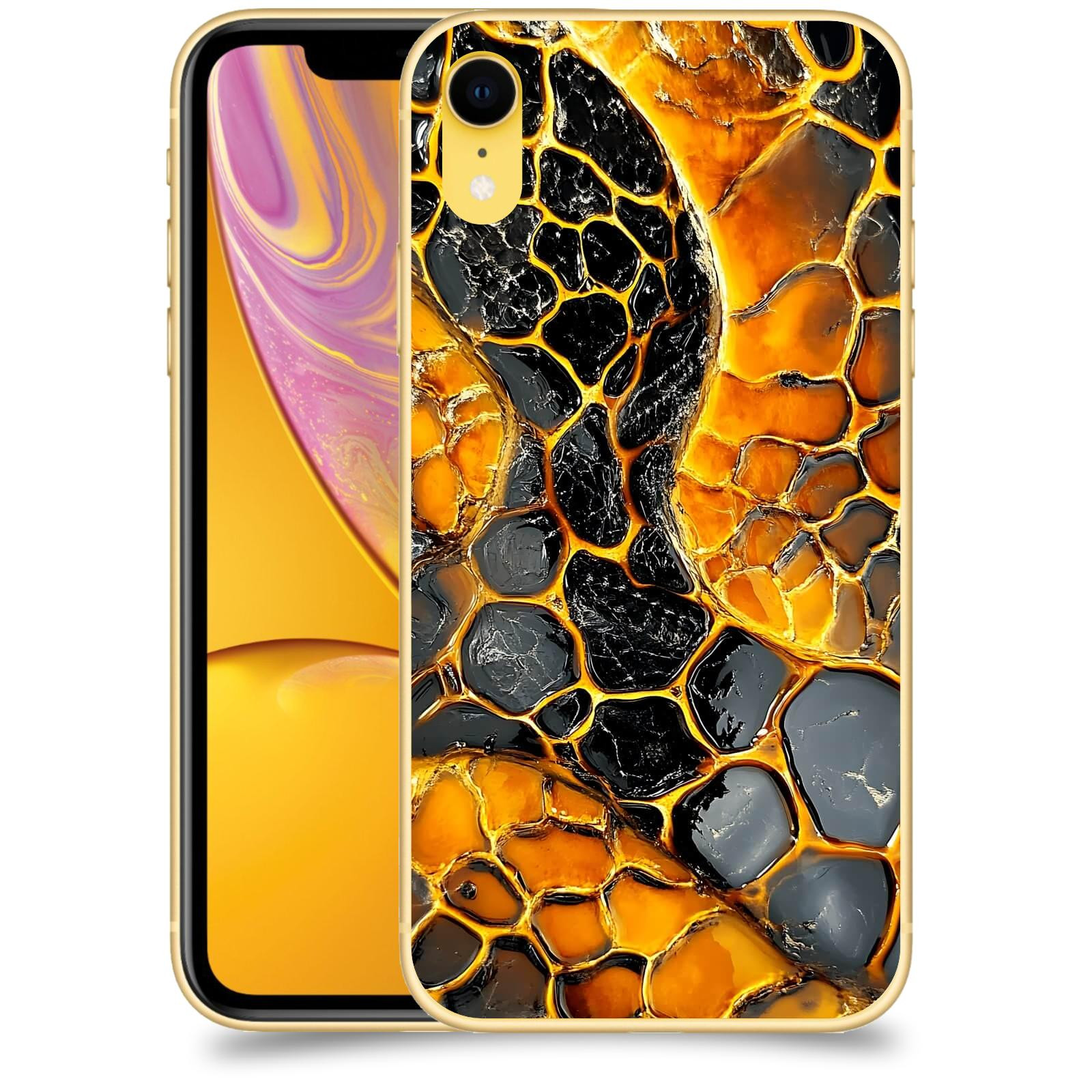 ACOVER Kryt na mobil Apple iPhone XR - Žár a Struktura