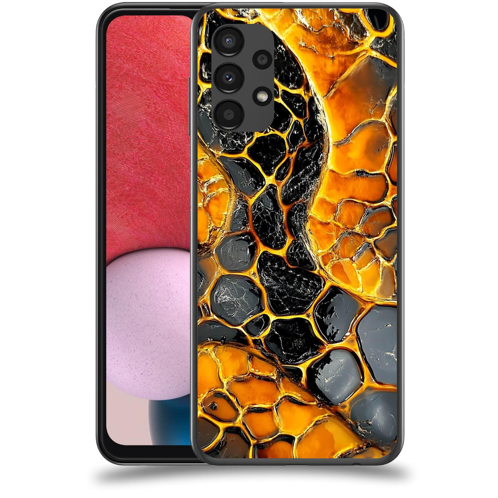 ACOVER Kryt na mobil Samsung Galaxy A13 4G A135 - Žár a Struktura