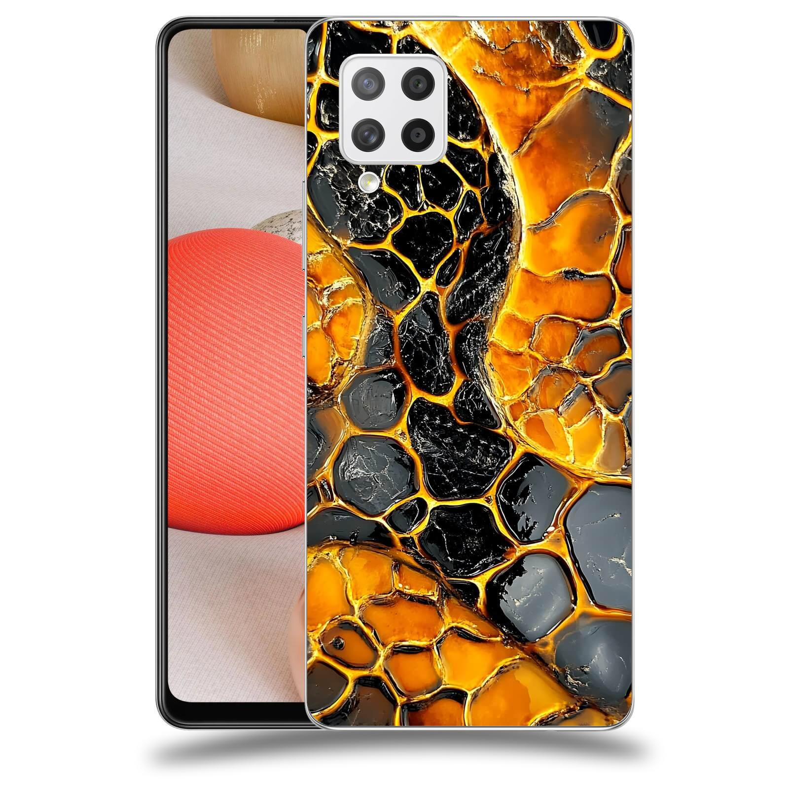 ACOVER Kryt na mobil Samsung Galaxy A42 A426B - Žár a Struktura