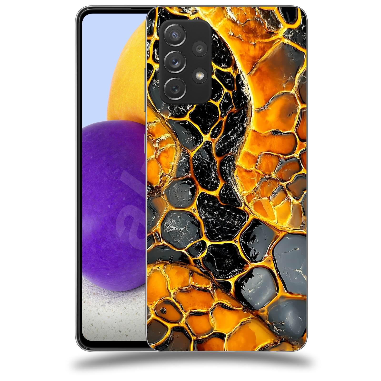 ACOVER Kryt na mobil Samsung Galaxy A73 5G - Žár a Struktura