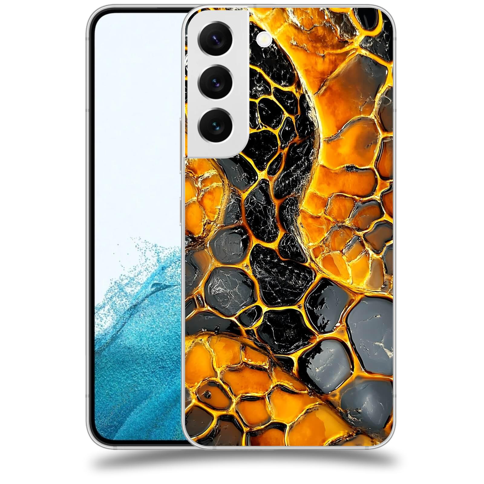 ACOVER Kryt na mobil Samsung Galaxy S22 5G - Žár a Struktura