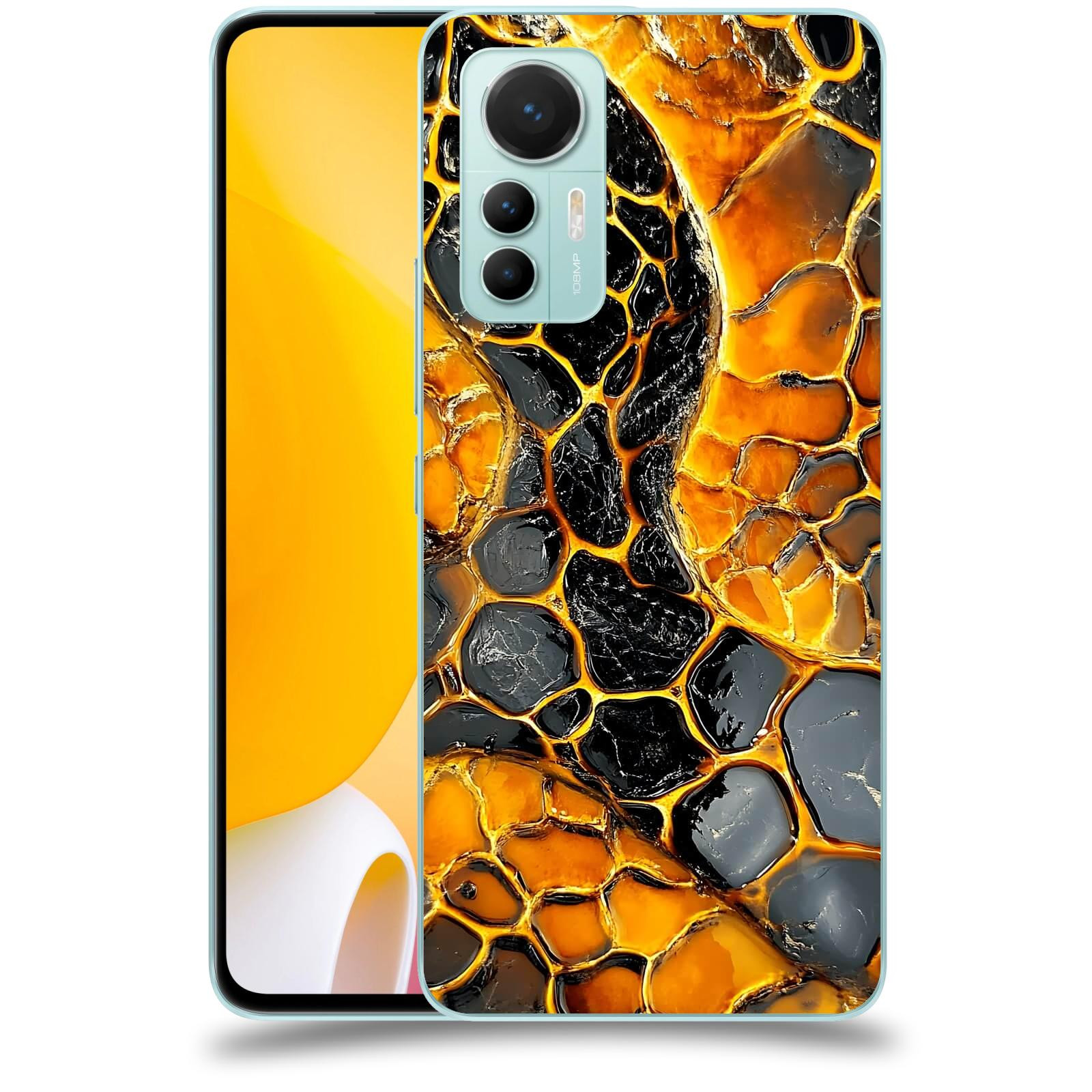 ACOVER Kryt na mobil Xiaomi 12 Lite - Žár a Struktura