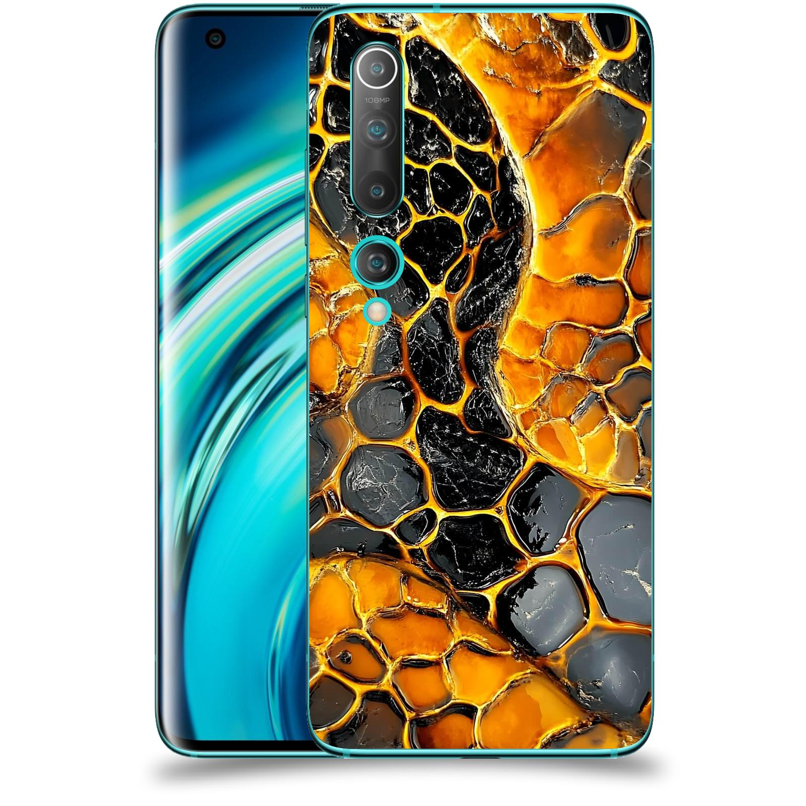 ACOVER Kryt na mobil Xiaomi Mi 10 - Žár a Struktura