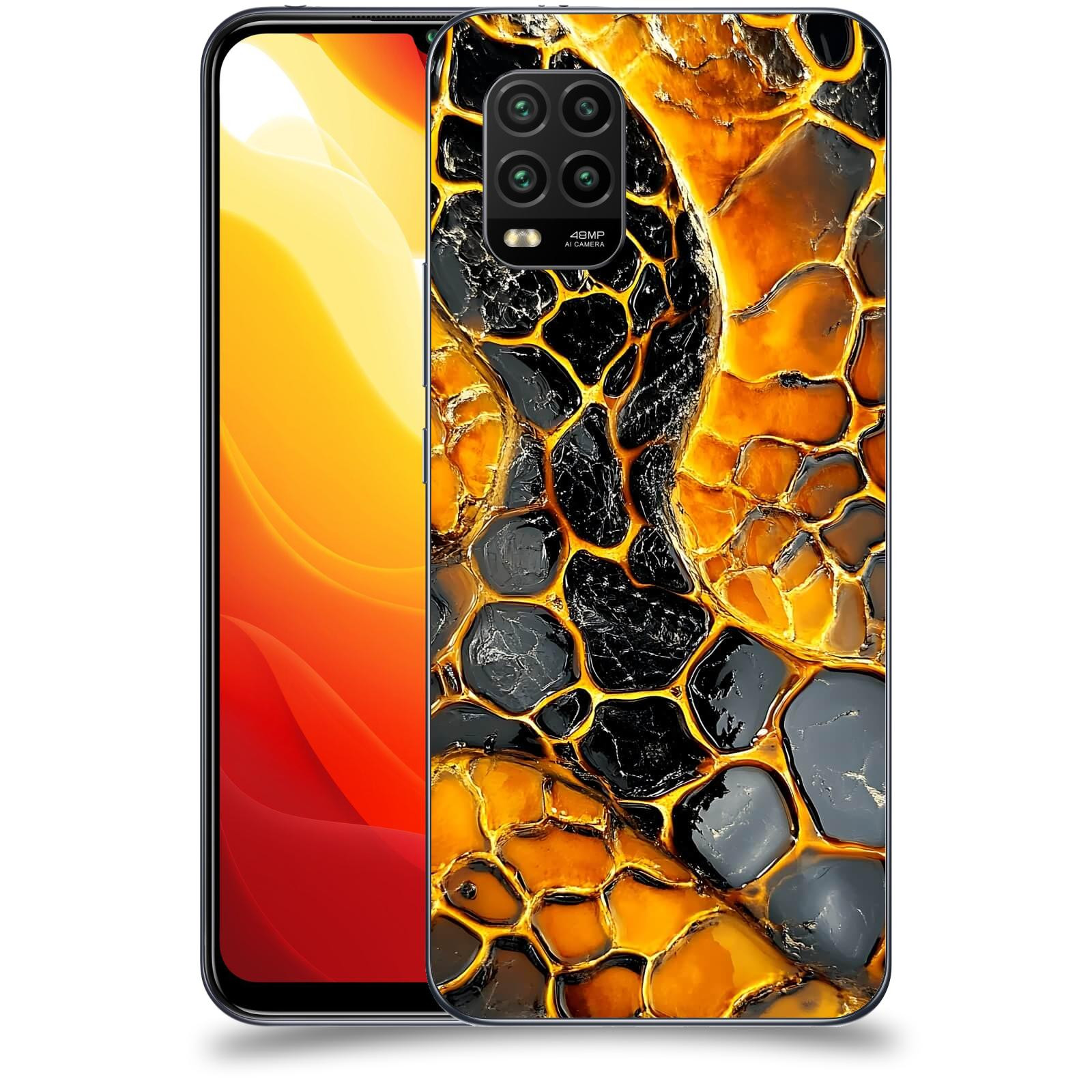 ACOVER Kryt na mobil Xiaomi Mi 10 Lite - Žár a Struktura