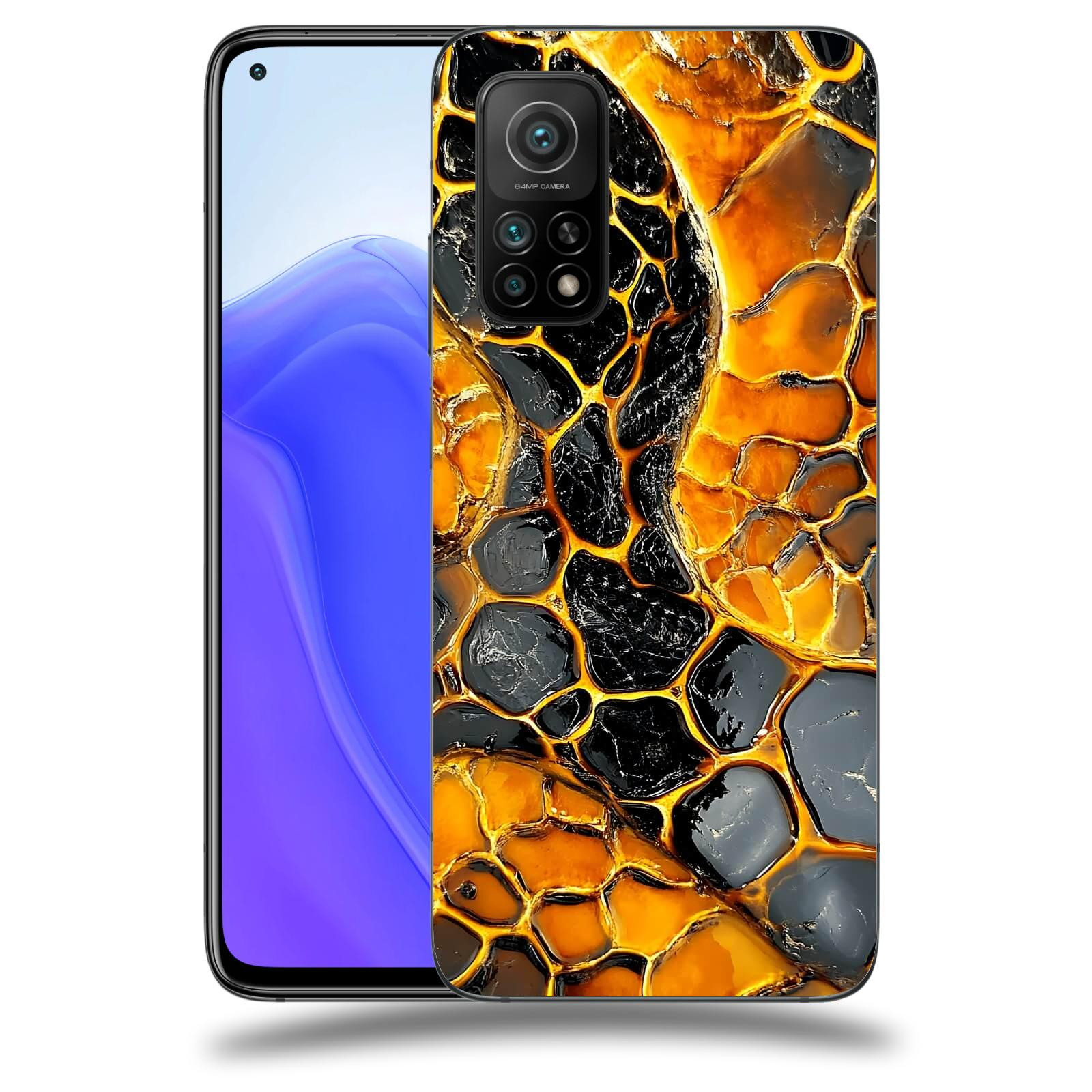 ACOVER Kryt na mobil Xiaomi Mi 10T - Žár a Struktura