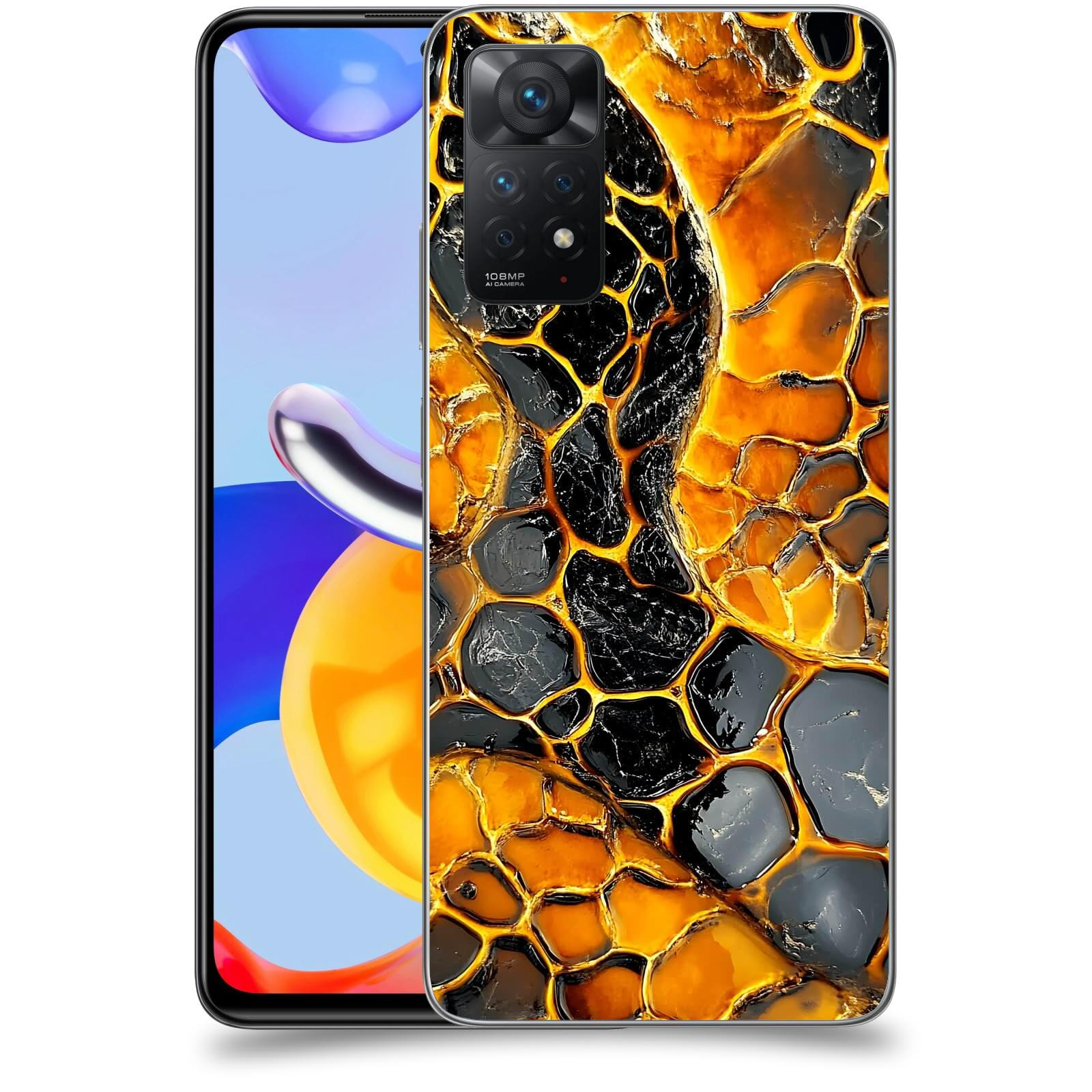ACOVER Kryt na mobil Xiaomi Redmi Note 11 Pro - Žár a Struktura