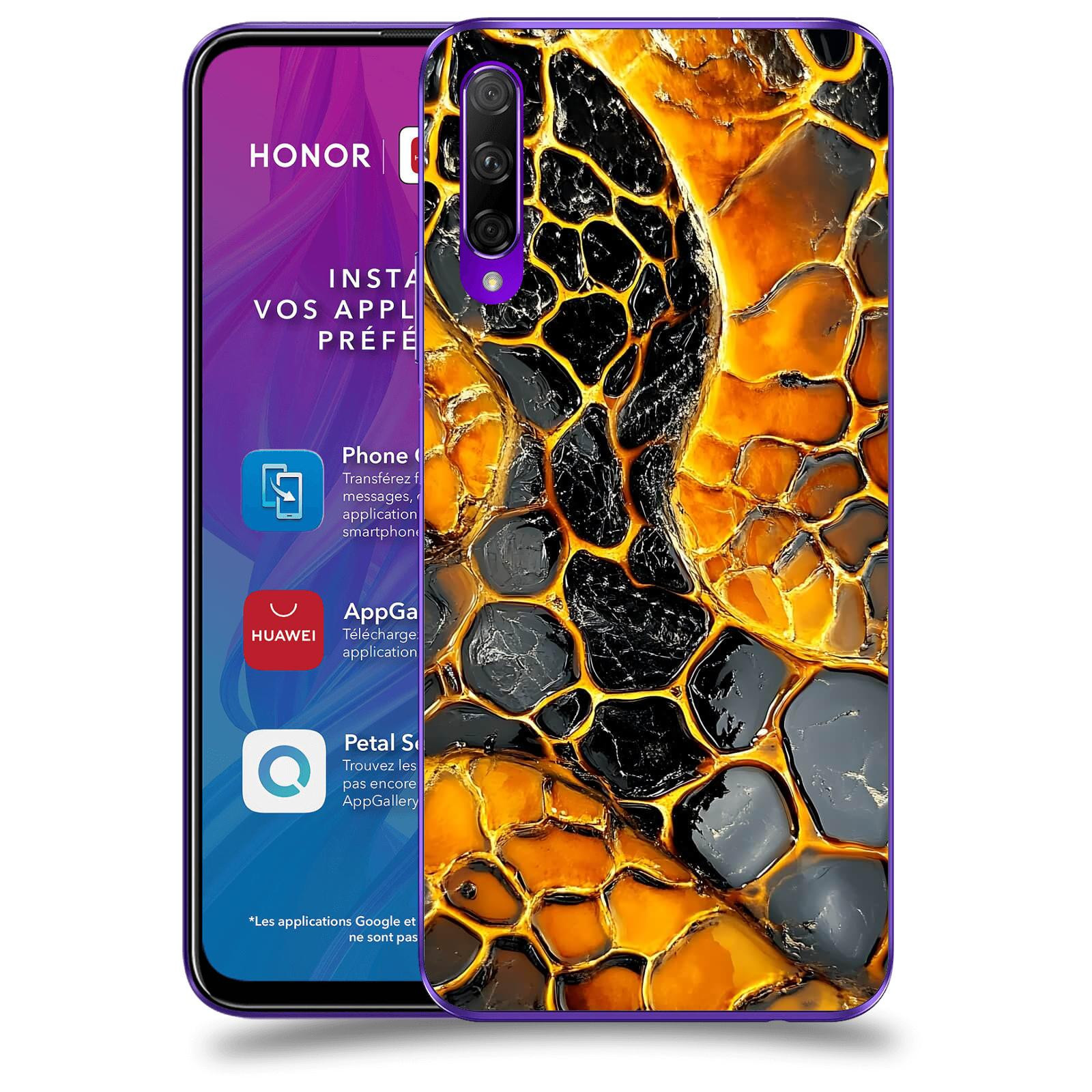 ACOVER Kryt na mobil Honor 9X Pro - Žár a Struktura
