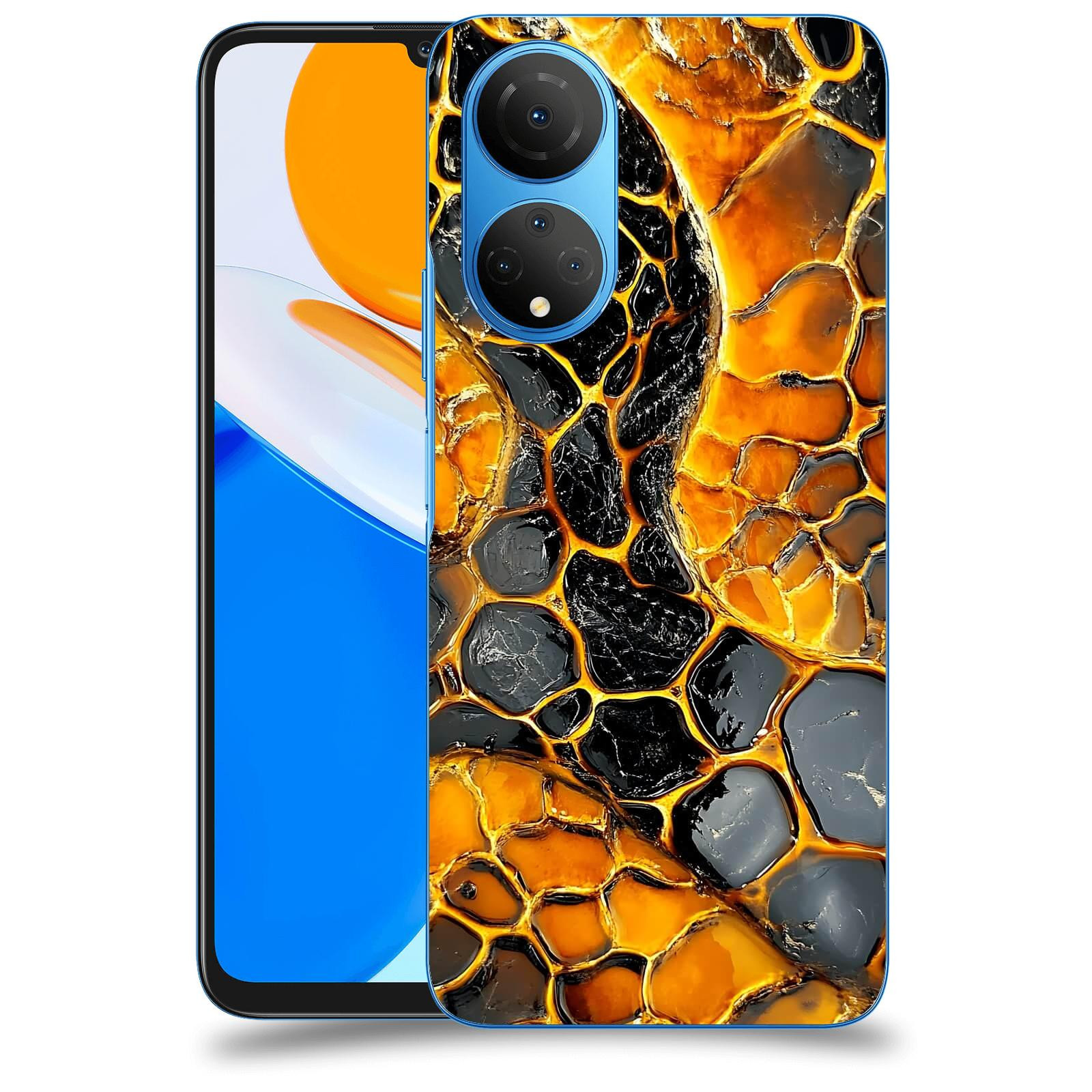 ACOVER Kryt na mobil Honor X7 - Žár a Struktura