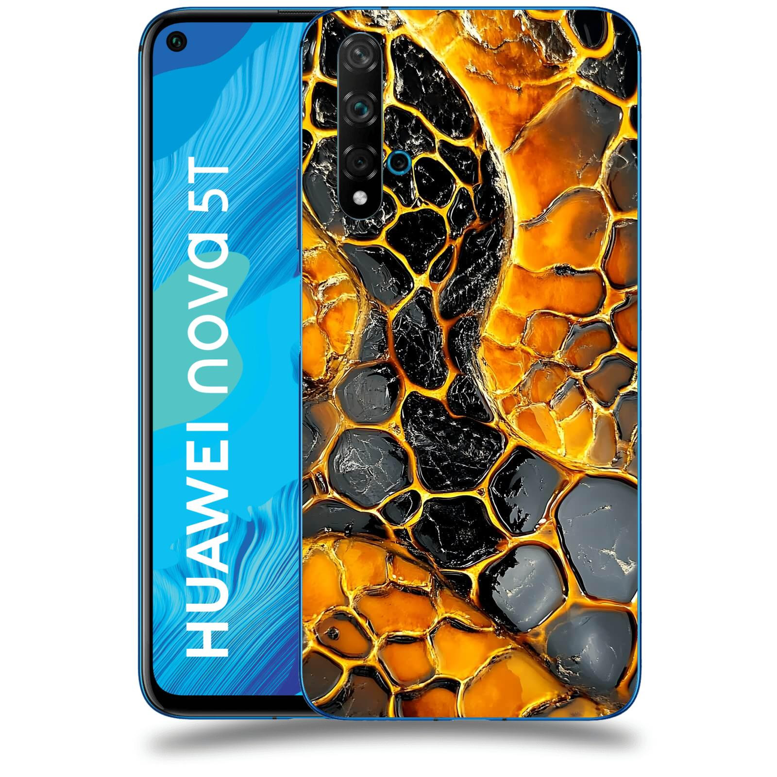 ACOVER Kryt na mobil Huawei Nova 5T - Žár a Struktura