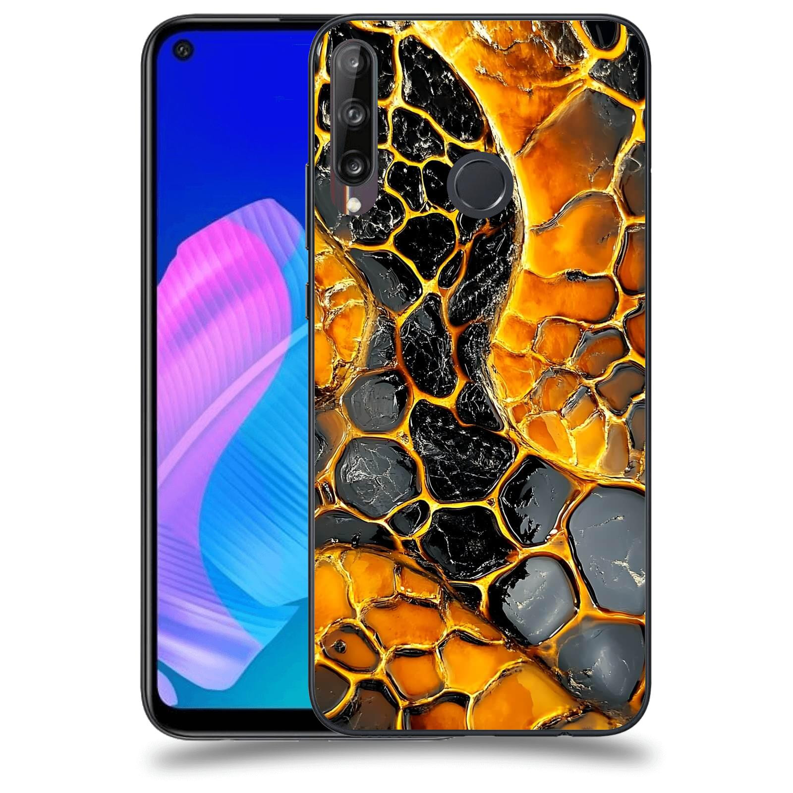 ACOVER Kryt na mobil Huawei P40 Lite E - Žár a Struktura