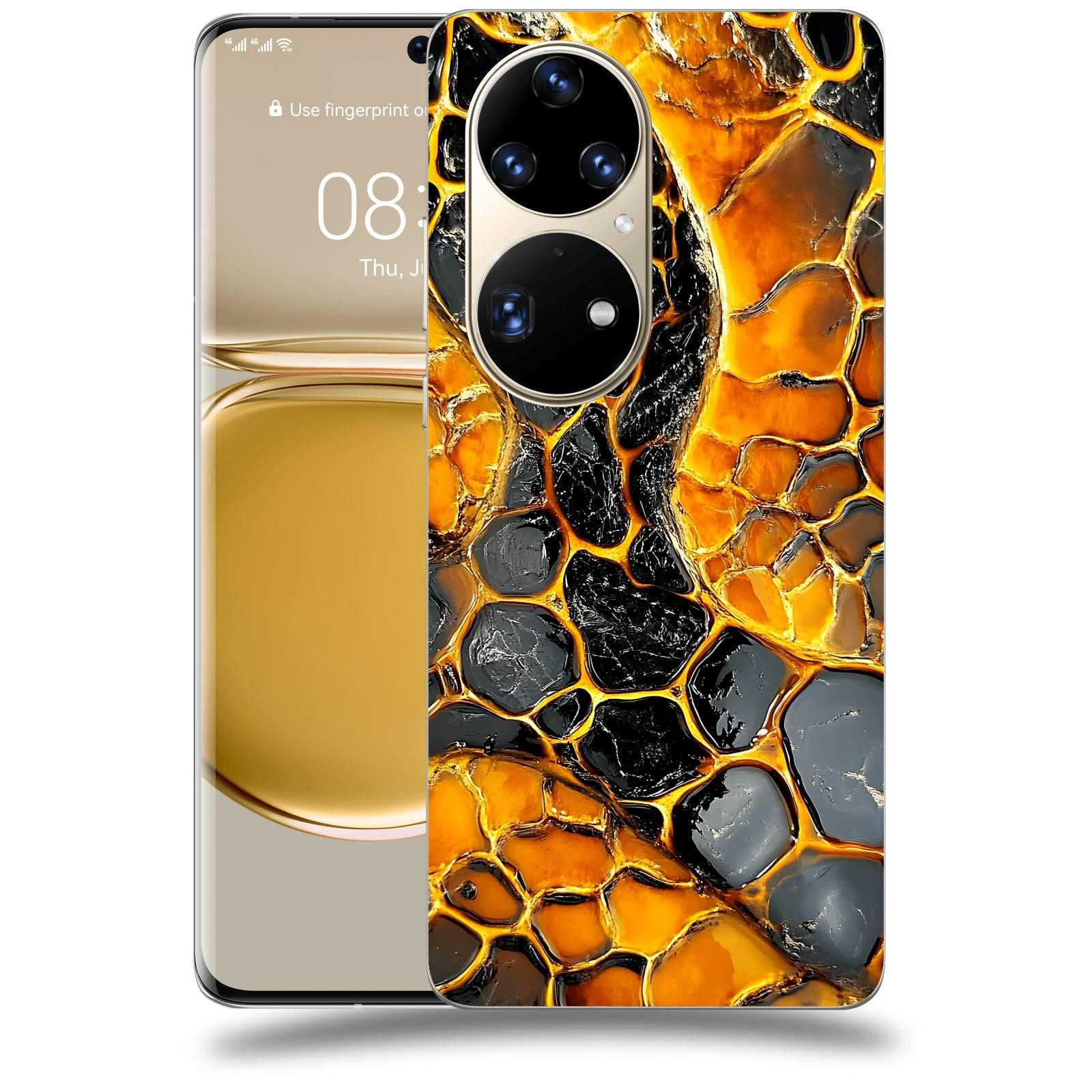 ACOVER Kryt na mobil Huawei P50 - Žár a Struktura