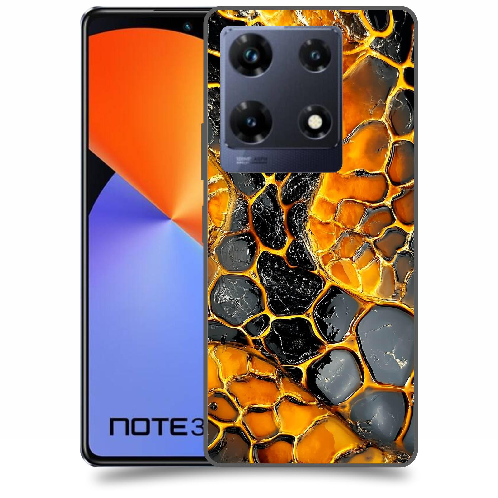 ACOVER Kryt na mobil Infinix Note 30 PRO - Žár a Struktura