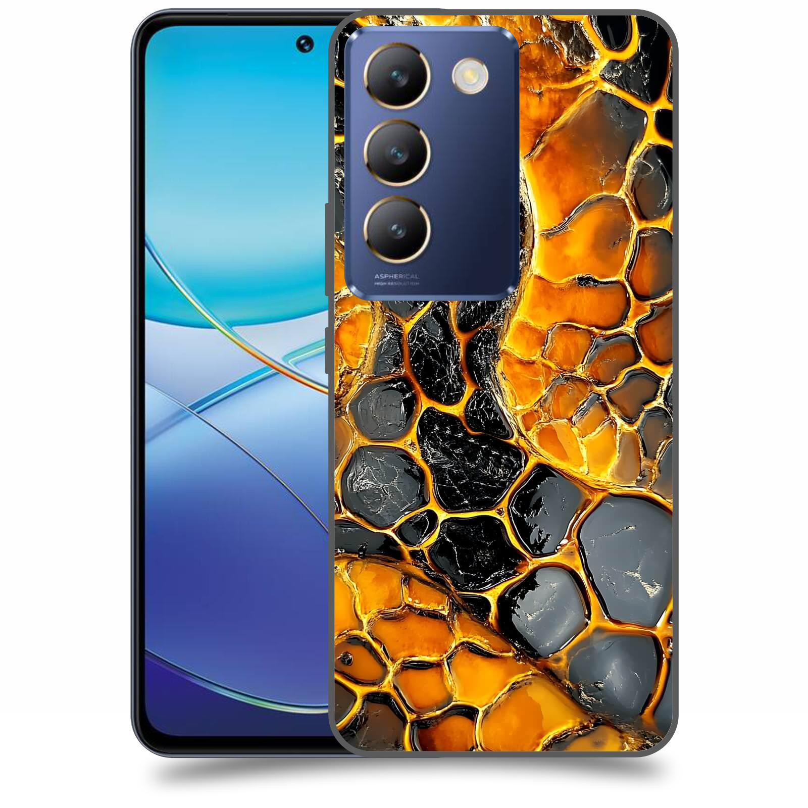 ACOVER Kryt na mobil Vivo V40SE - Žár a Struktura