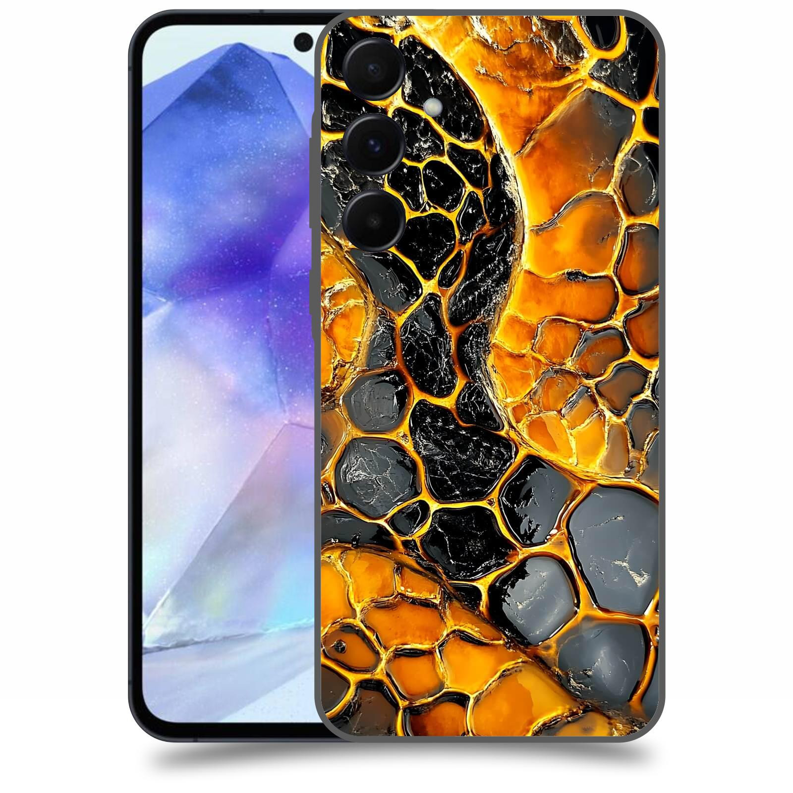 ACOVER Kryt na mobil Samsung Galaxy A55 5G - Žár a Struktura
