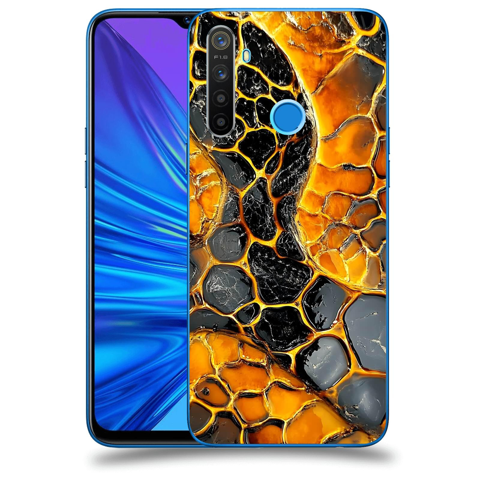 ACOVER Kryt na mobil Realme 5 - Žár a Struktura