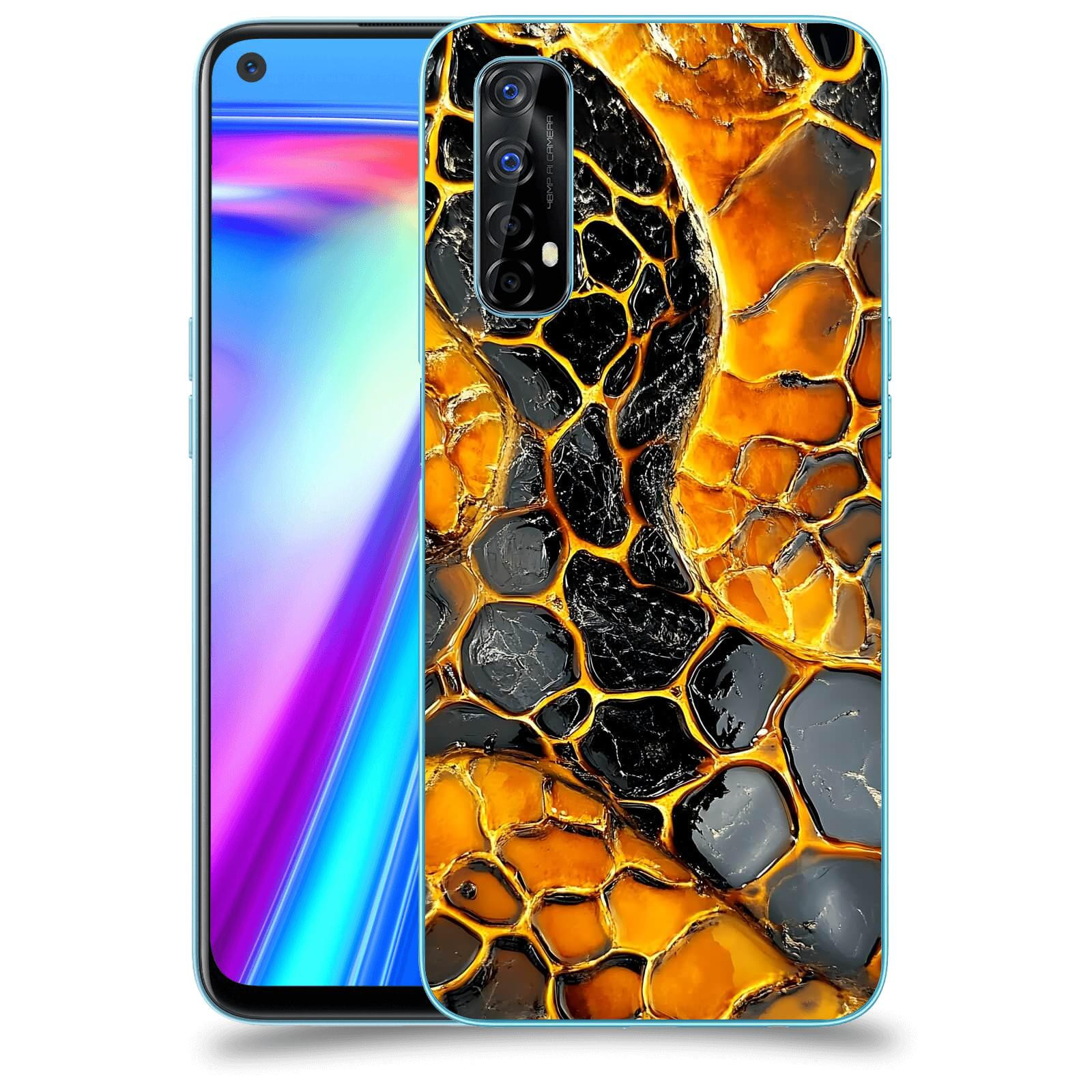 ACOVER Kryt na mobil Realme 7 - Žár a Struktura