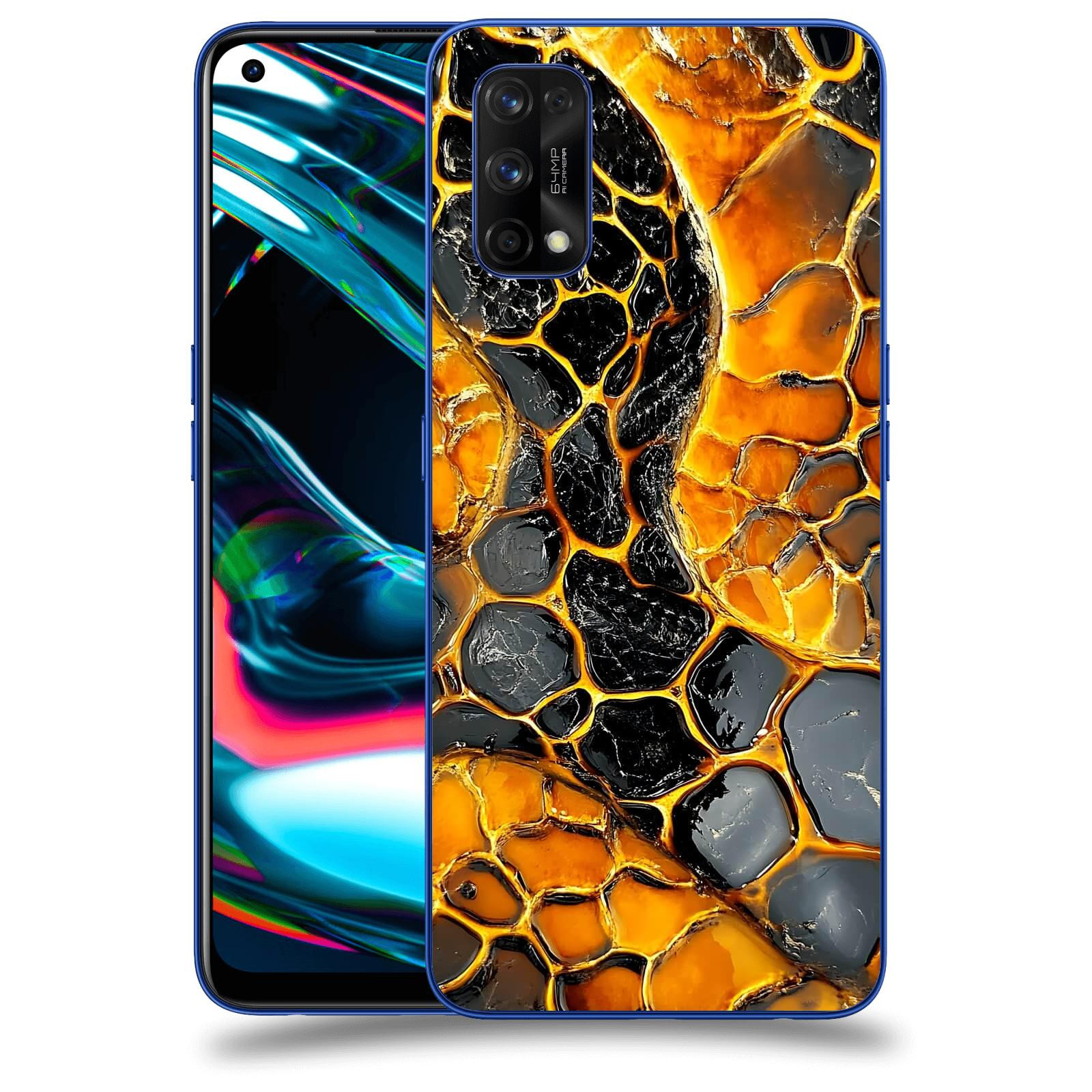 ACOVER Kryt na mobil Realme 7 Pro - Žár a Struktura