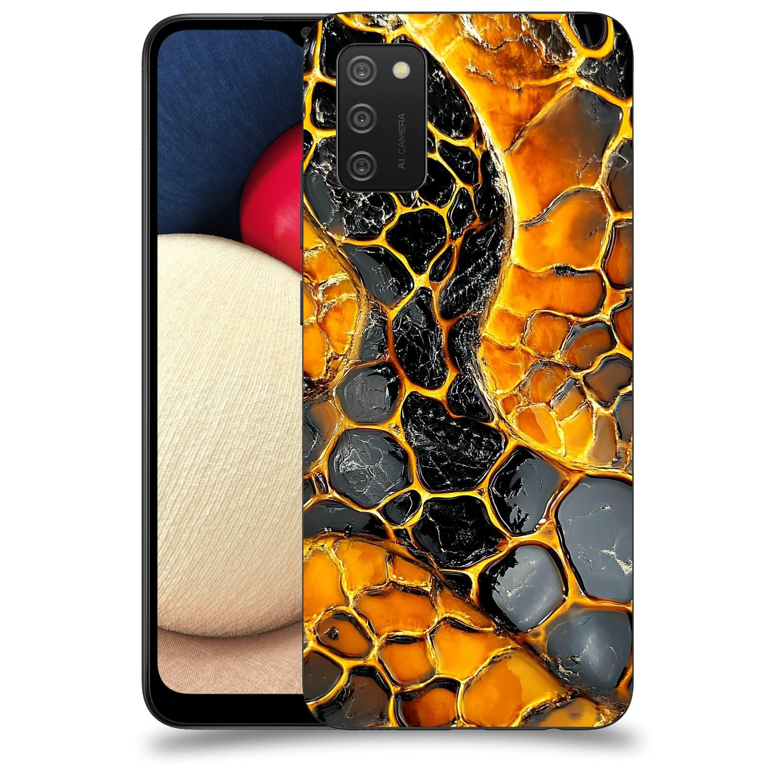 ACOVER Kryt na mobil Samsung Galaxy A02s A025G - Žár a Struktura