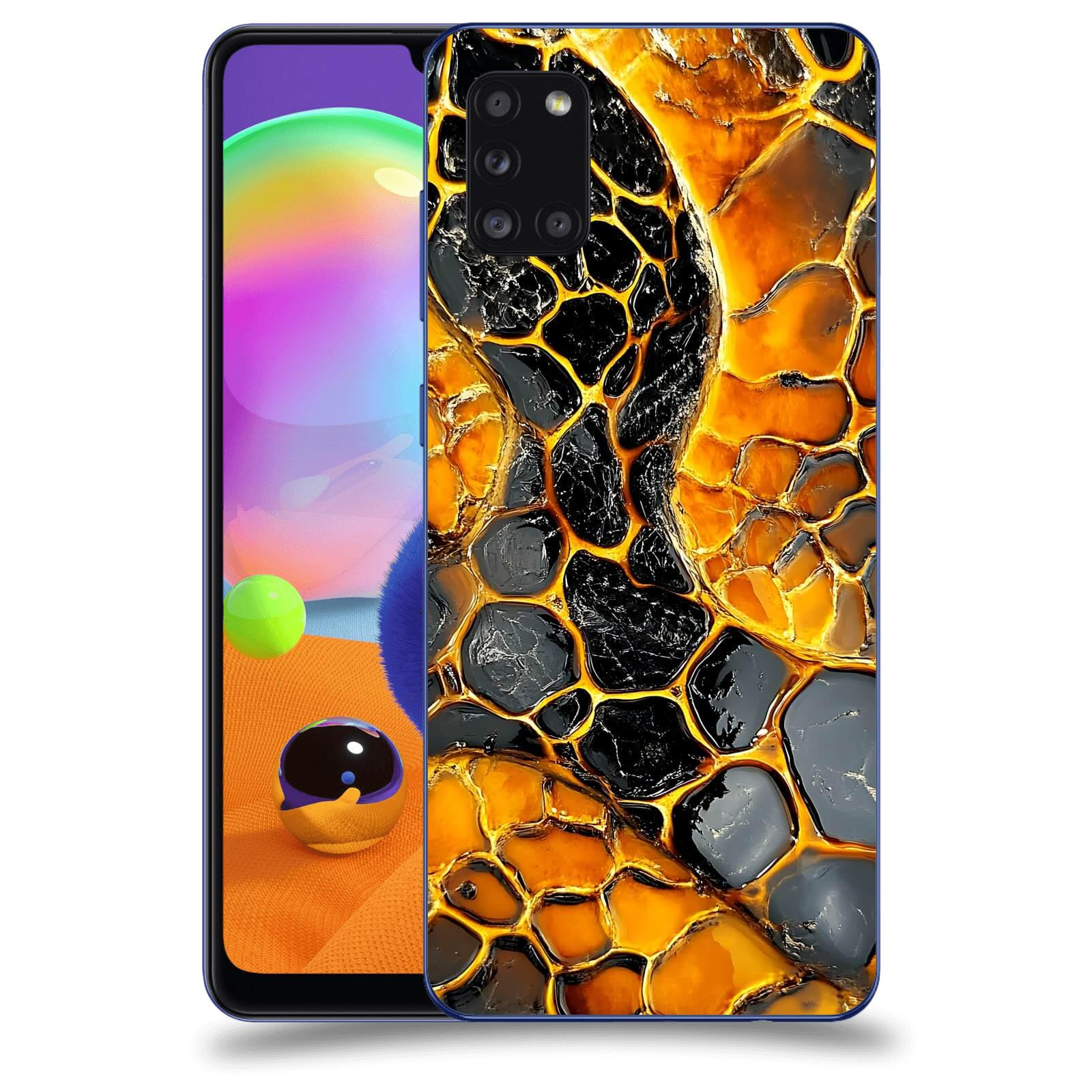ACOVER Kryt na mobil Samsung Galaxy A31 A315F - Žár a Struktura