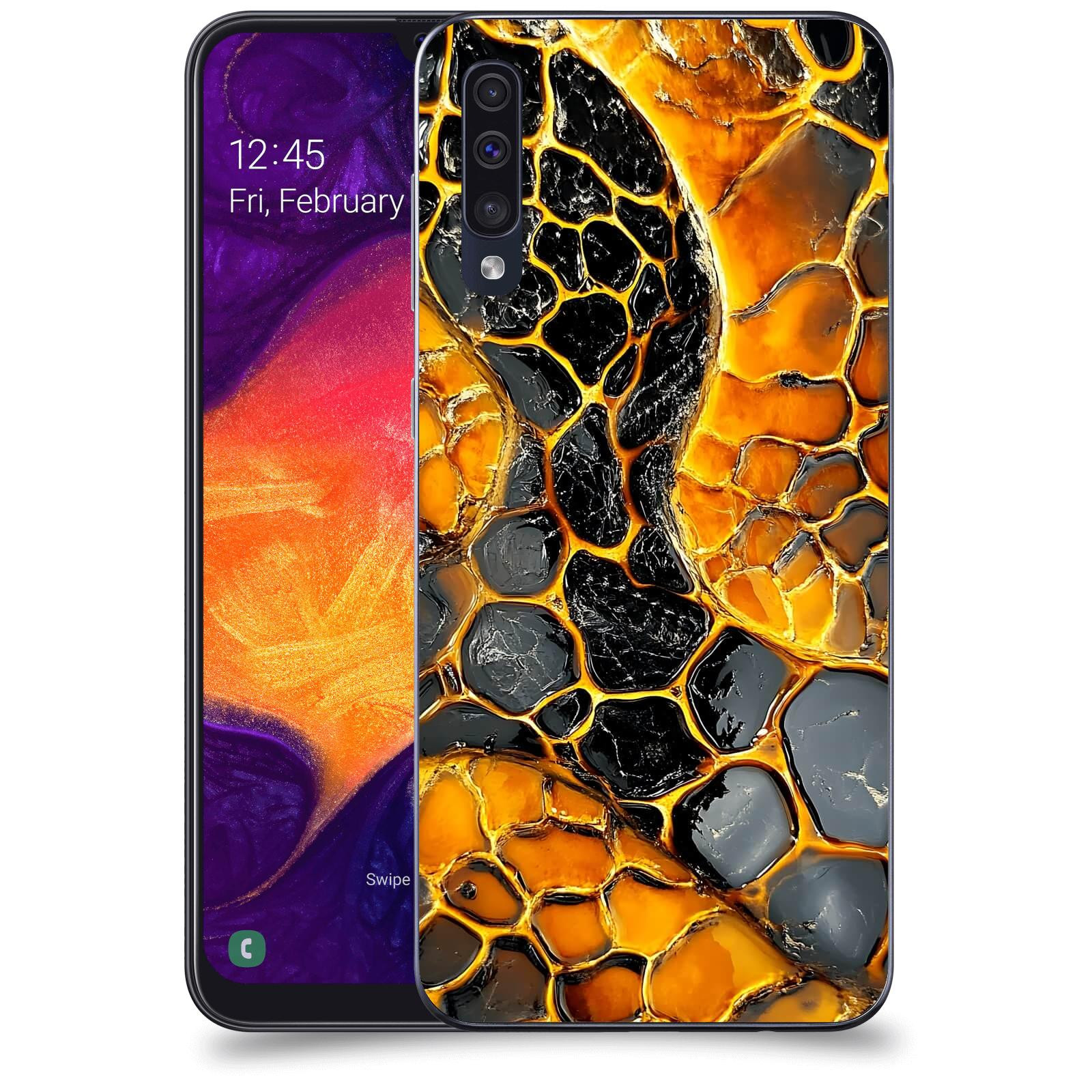 ACOVER Kryt na mobil Samsung Galaxy A50 A505F - Žár a Struktura