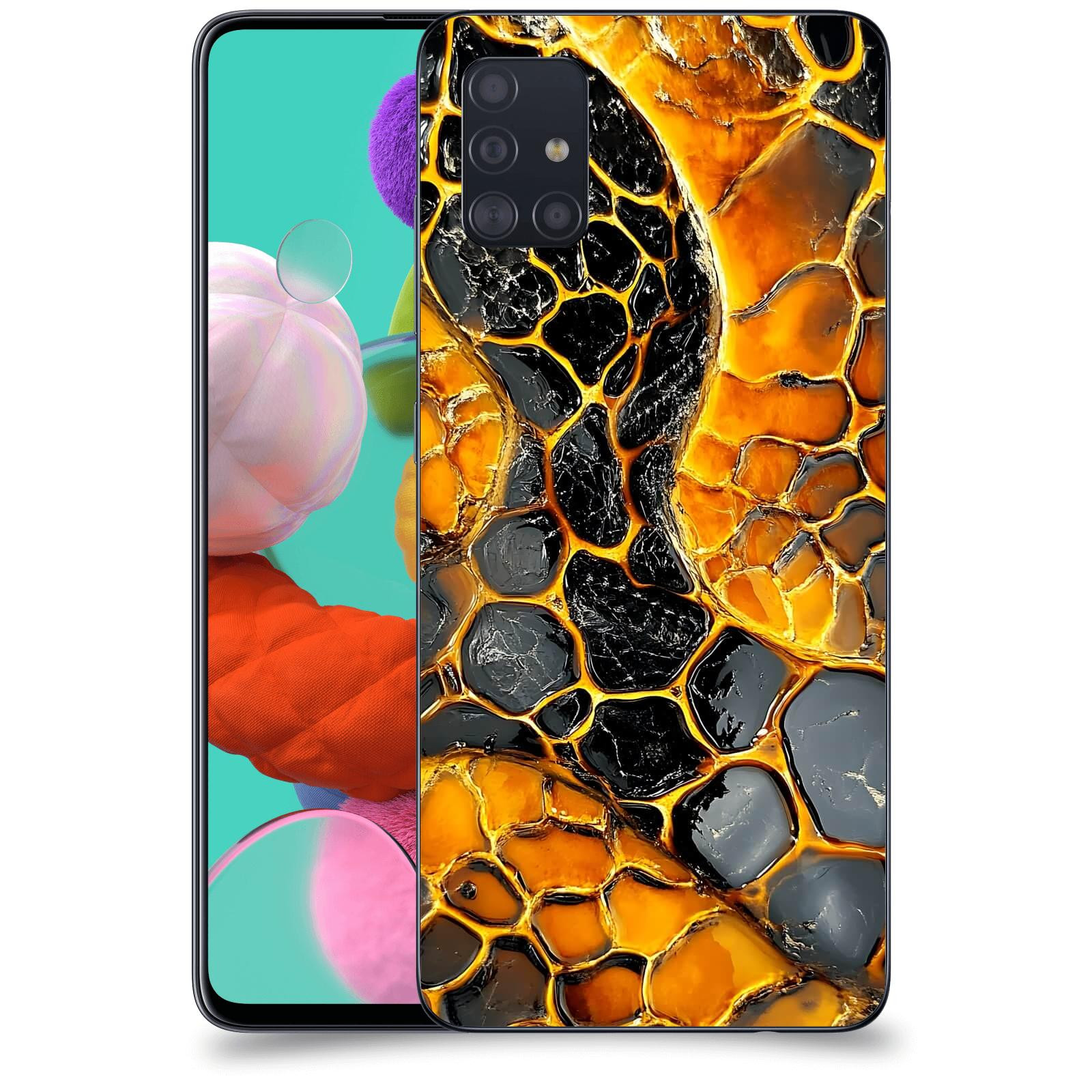 ACOVER Kryt na mobil Samsung Galaxy A51 A515F - Žár a Struktura