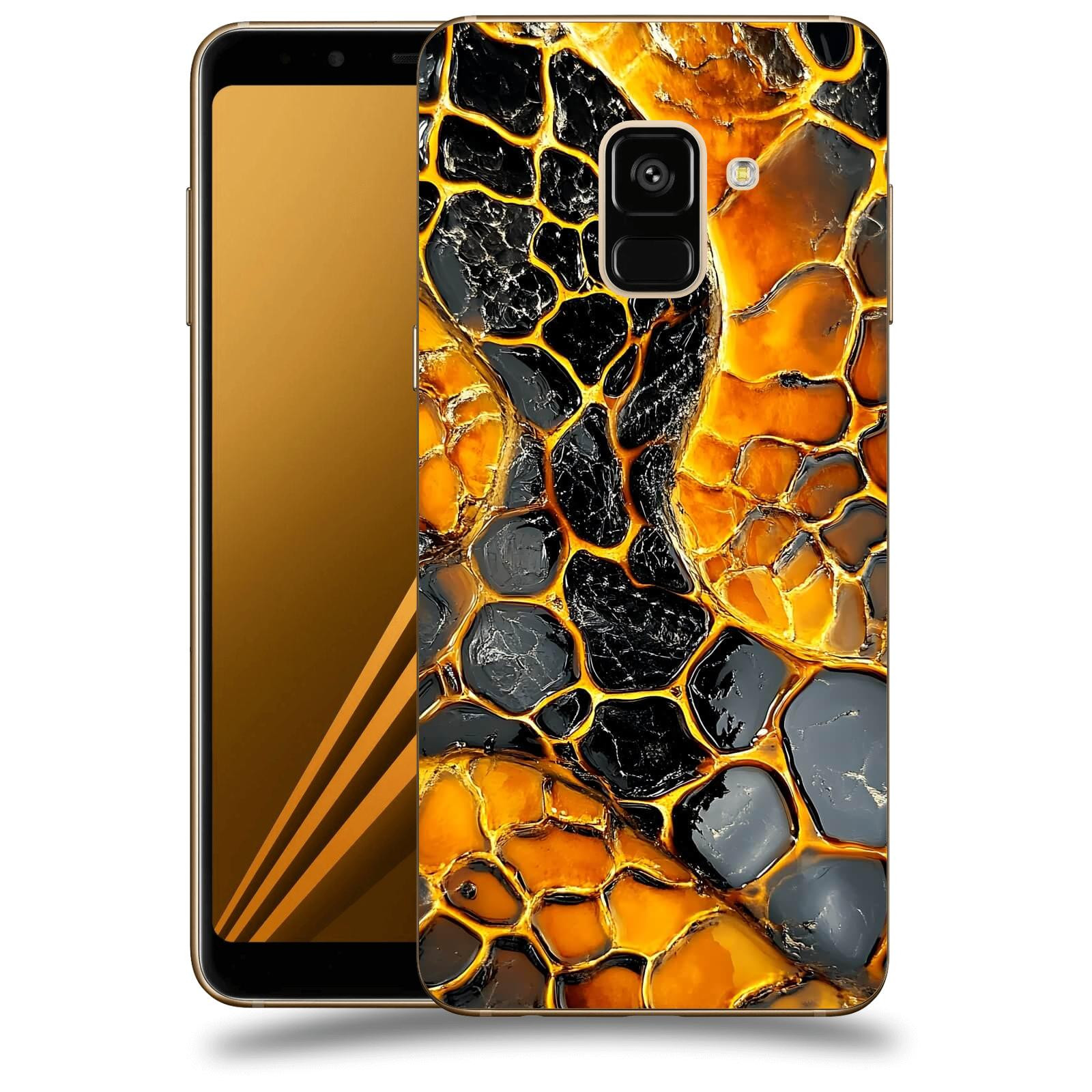 ACOVER Kryt na mobil Samsung Galaxy A8 2018 A530F - Žár a Struktura
