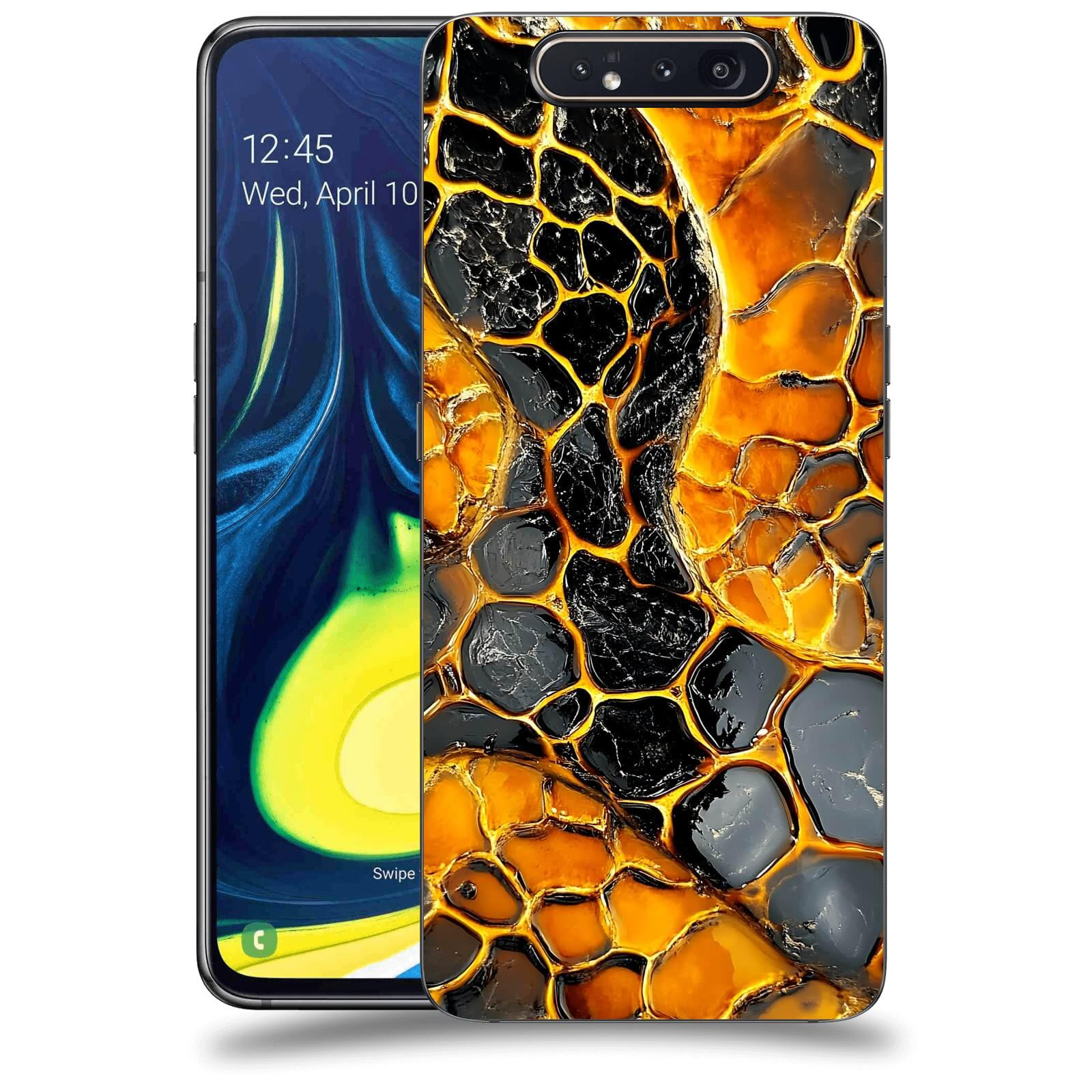 ACOVER Kryt na mobil Samsung Galaxy A80 A805F - Žár a Struktura