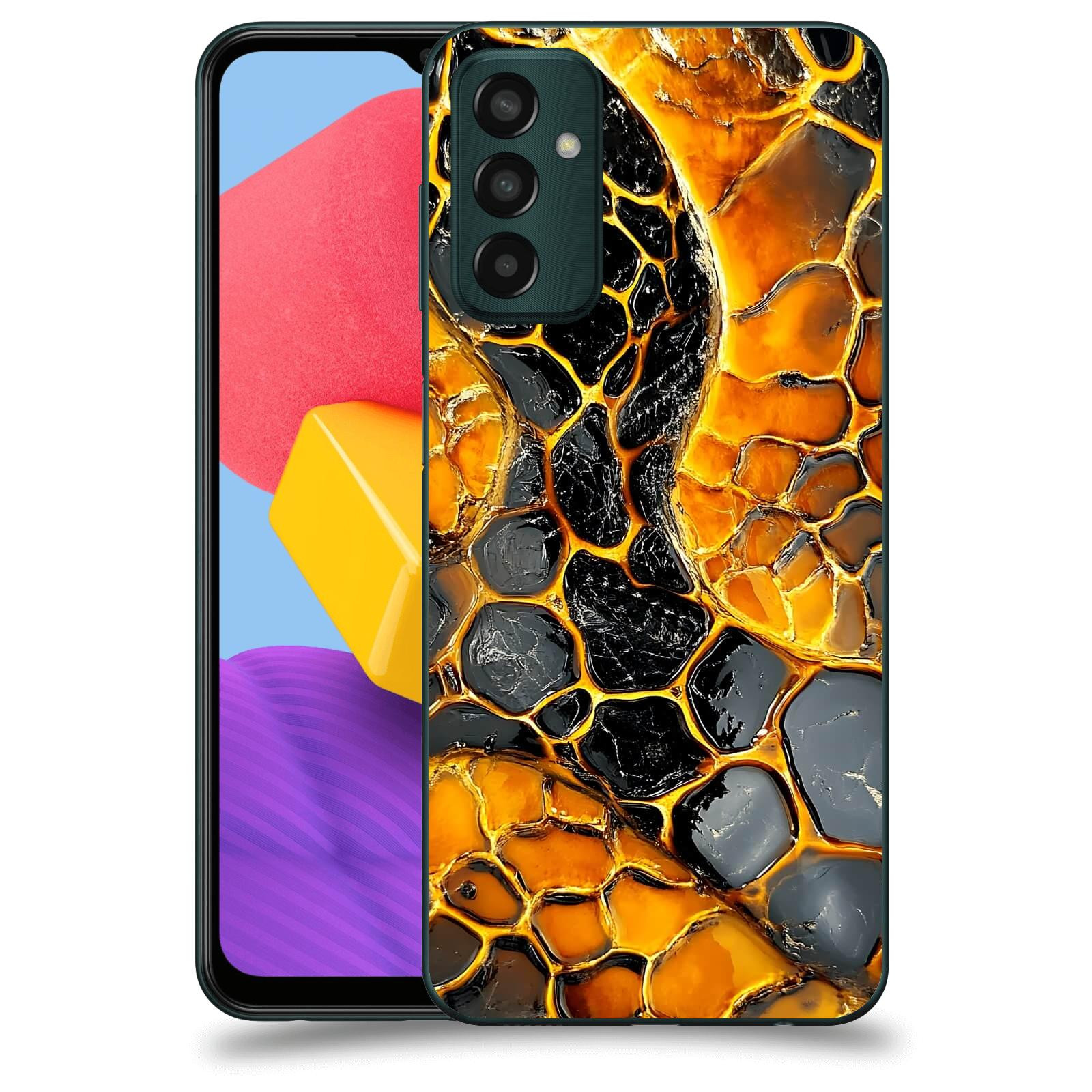ACOVER Kryt na mobil Samsung Galaxy M13 M135F - Žár a Struktura