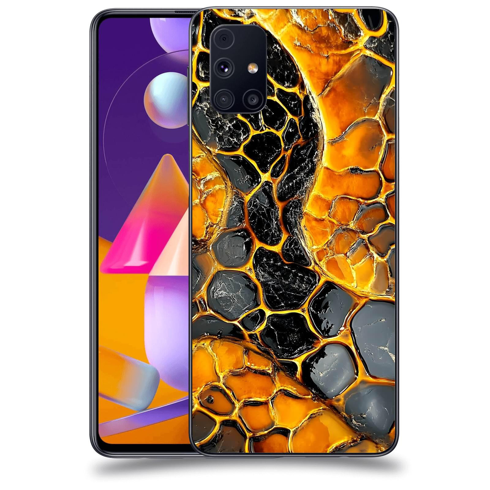 ACOVER Kryt na mobil Samsung Galaxy M31s - Žár a Struktura