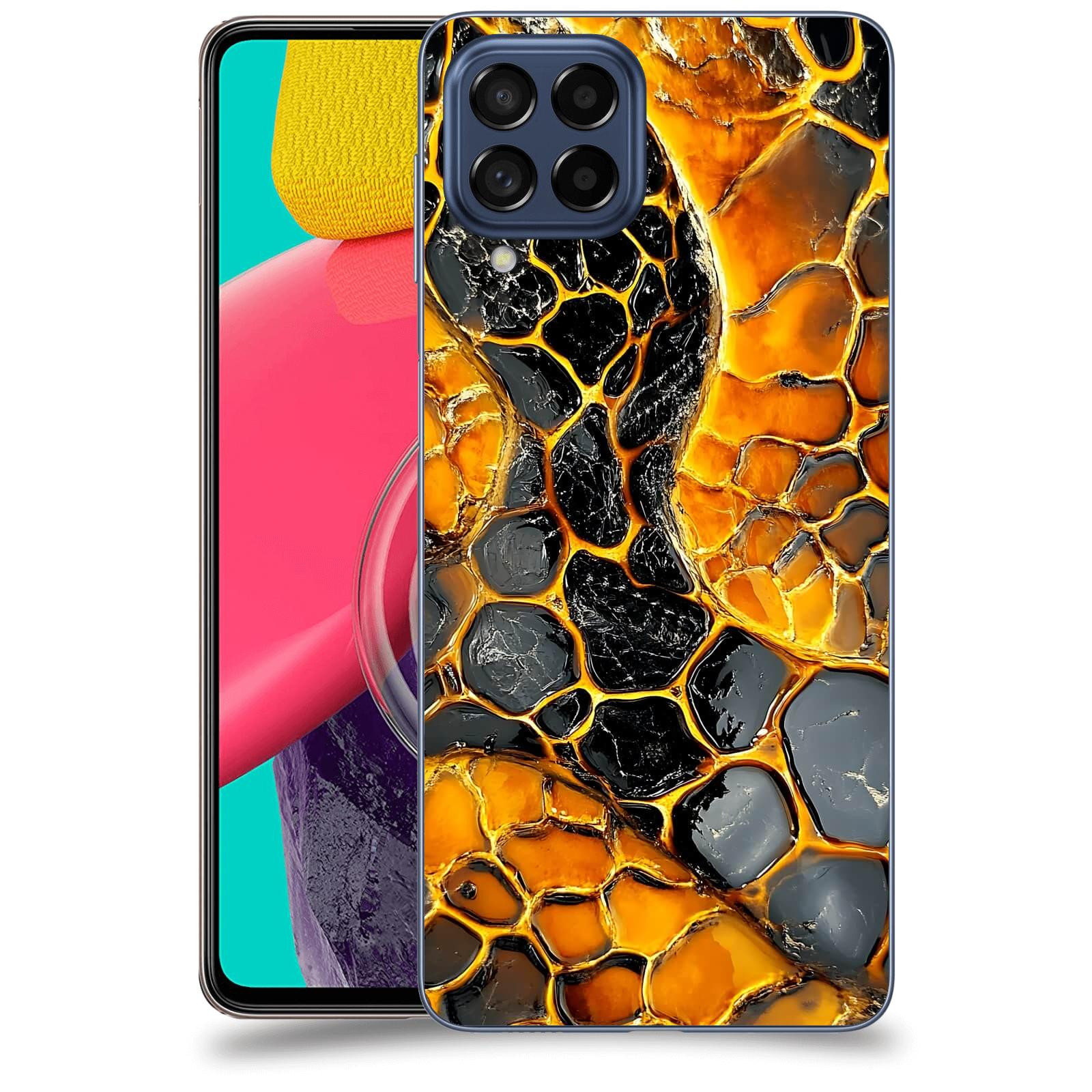 ACOVER Kryt na mobil Samsung Galaxy M53 5G - Žár a Struktura