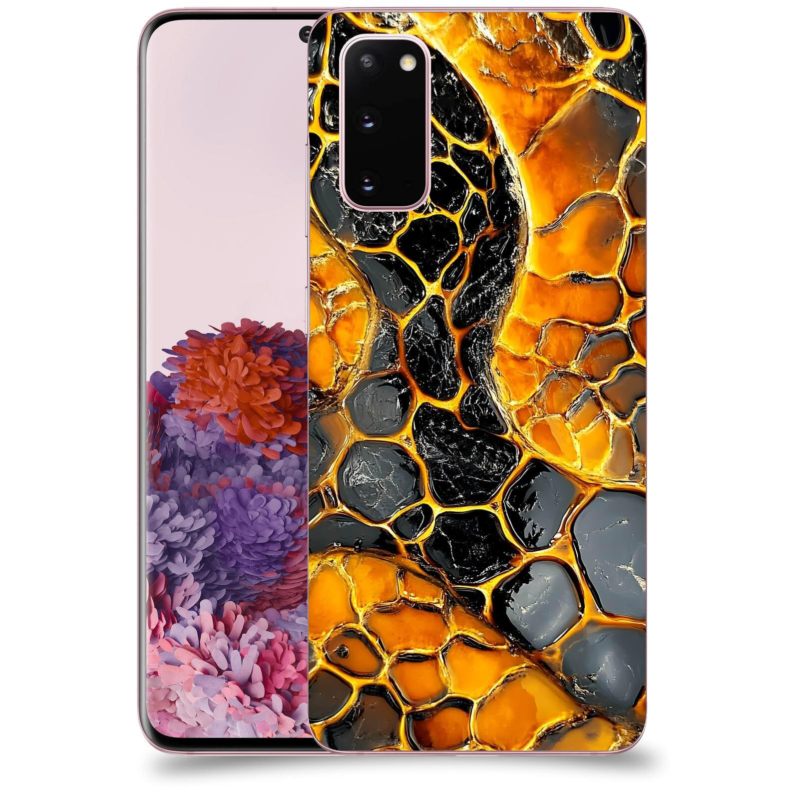 ACOVER Kryt na mobil Samsung Galaxy S20 G980F - Žár a Struktura