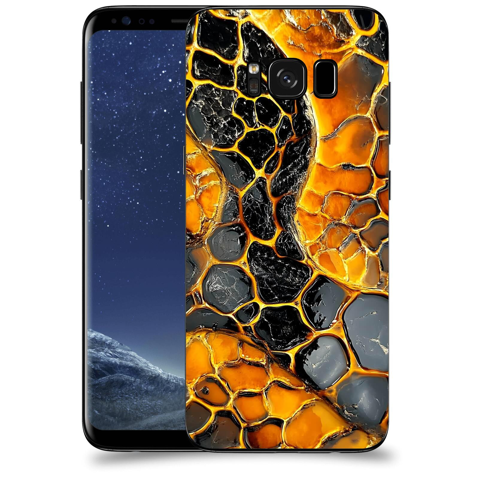 ACOVER Kryt na mobil Samsung Galaxy S8 G950F - Žár a Struktura