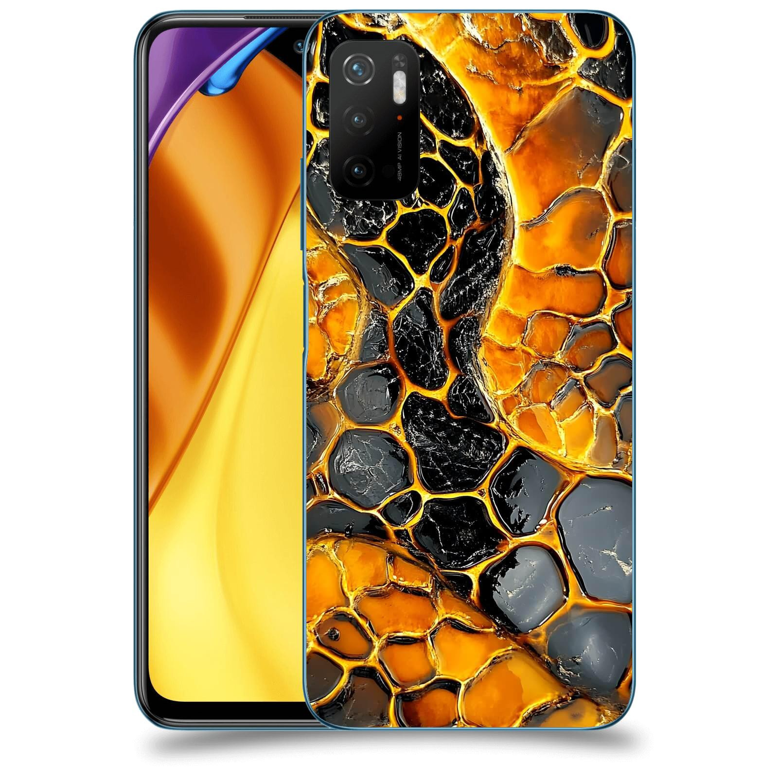 ACOVER Kryt na mobil Xiaomi Poco M3 Pro 5G - Žár a Struktura