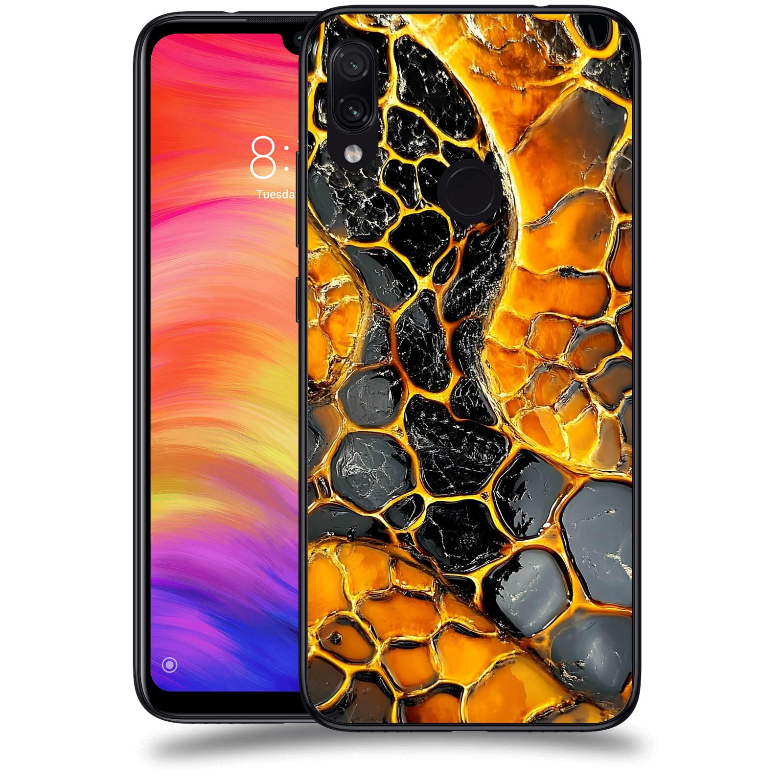 ACOVER Kryt na mobil Xiaomi Redmi Note 7 - Žár a Struktura