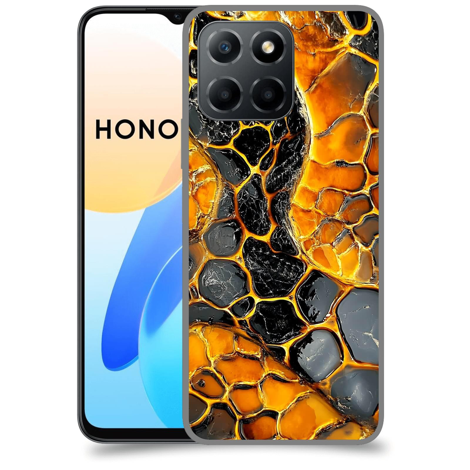 ACOVER Kryt na mobil Honor X8 4G - Žár a Struktura