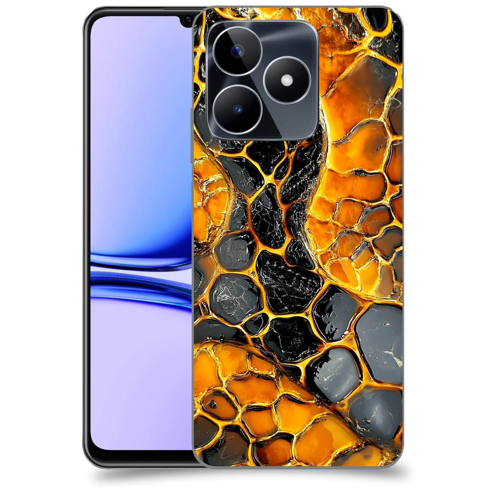ACOVER Kryt na mobil Realme C53 - Žár a Struktura