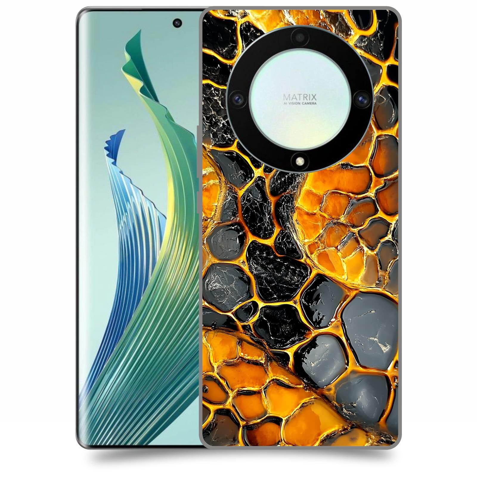 ACOVER Kryt na mobil Honor Magic 5 Lite 5G - Žár a Struktura