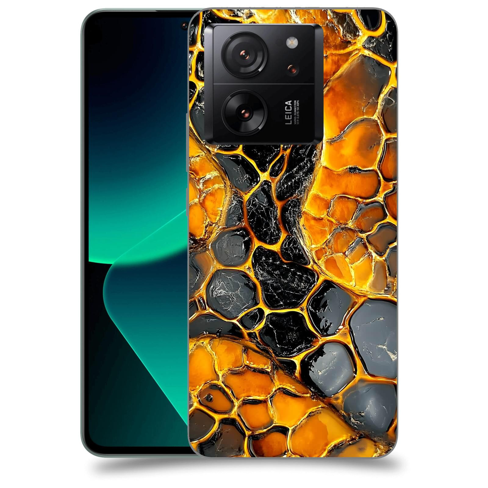 ACOVER Kryt na mobil Xiaomi 13T pro - Žár a Struktura