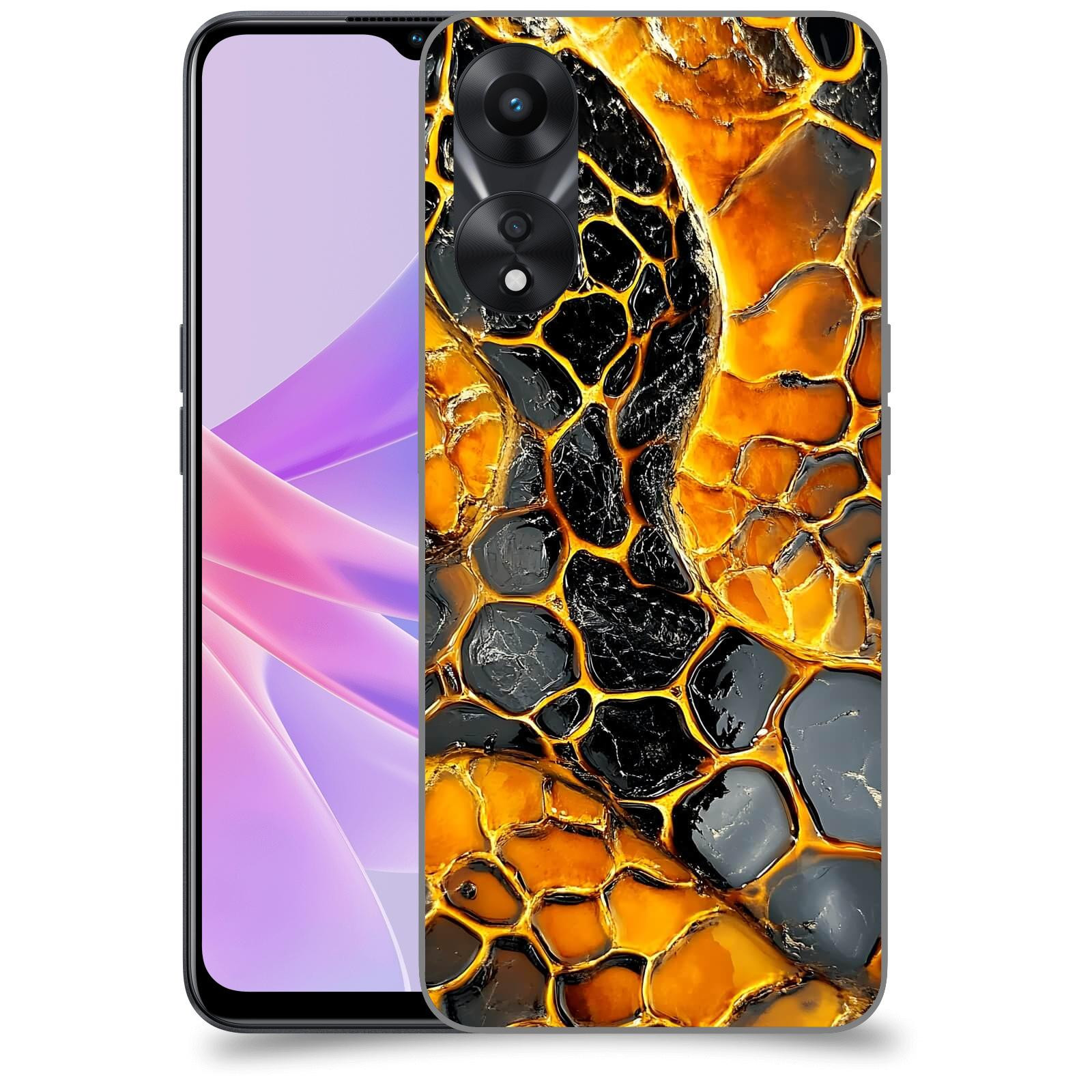 ACOVER Kryt na mobil OPPO A78 5G - Žár a Struktura