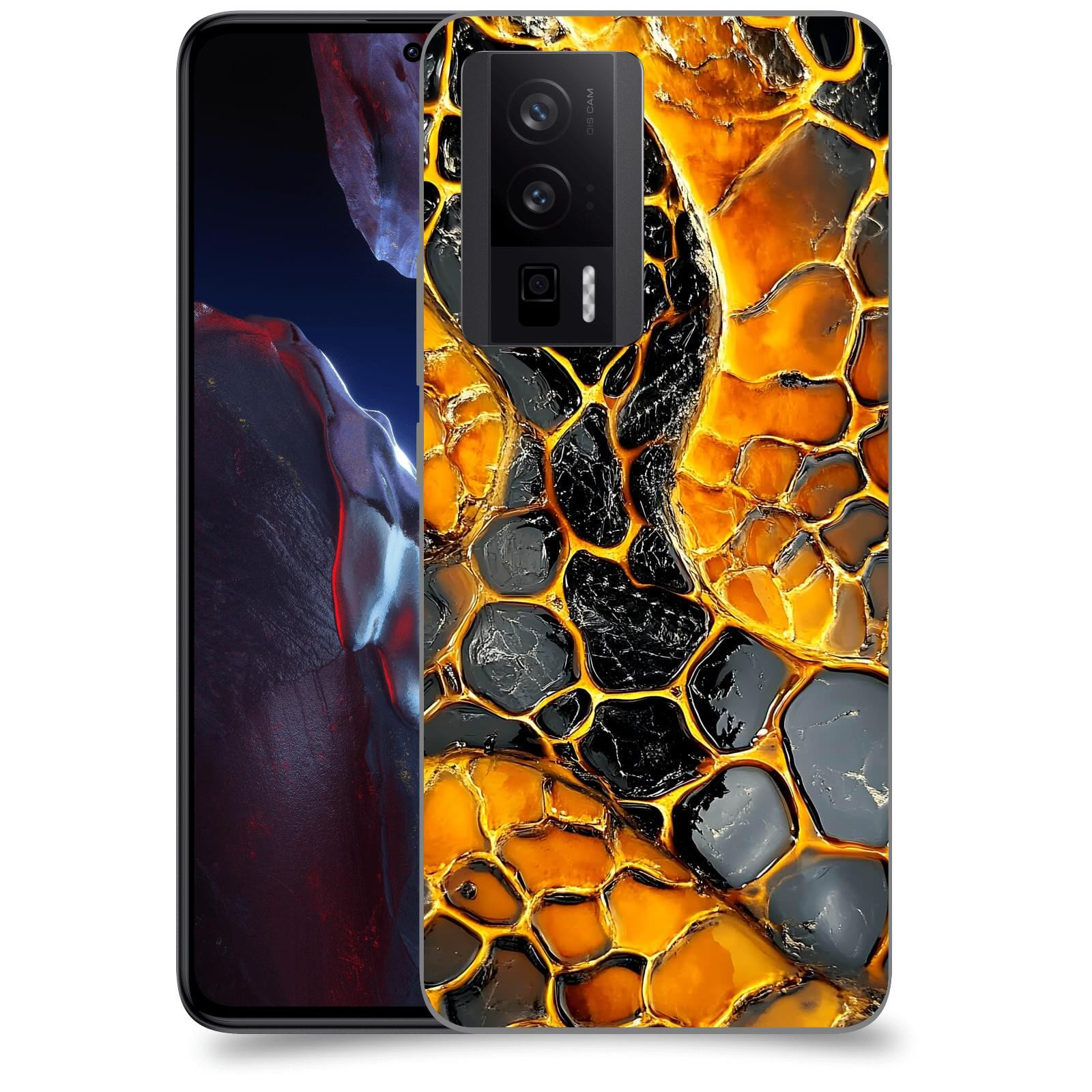 ACOVER Kryt na mobil Xiaomi Poco F5 Pro 5G - Žár a Struktura