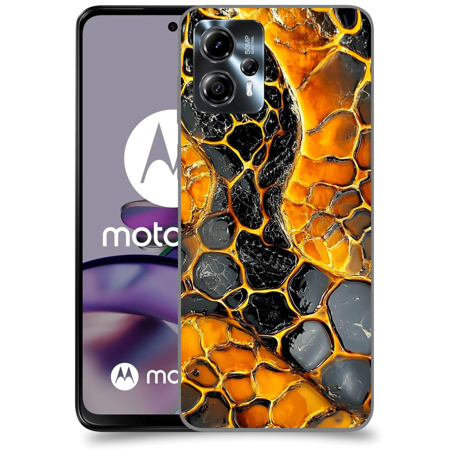 ACOVER Kryt na mobil Motorola Moto G13 - Žár a Struktura