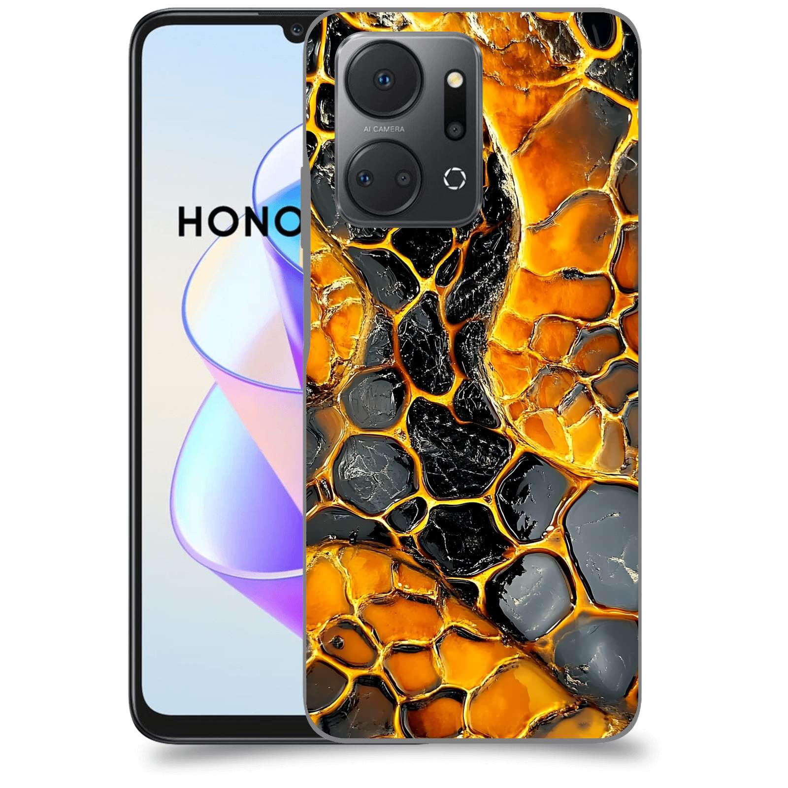 ACOVER Kryt na mobil HONOR X7a - Žár a Struktura