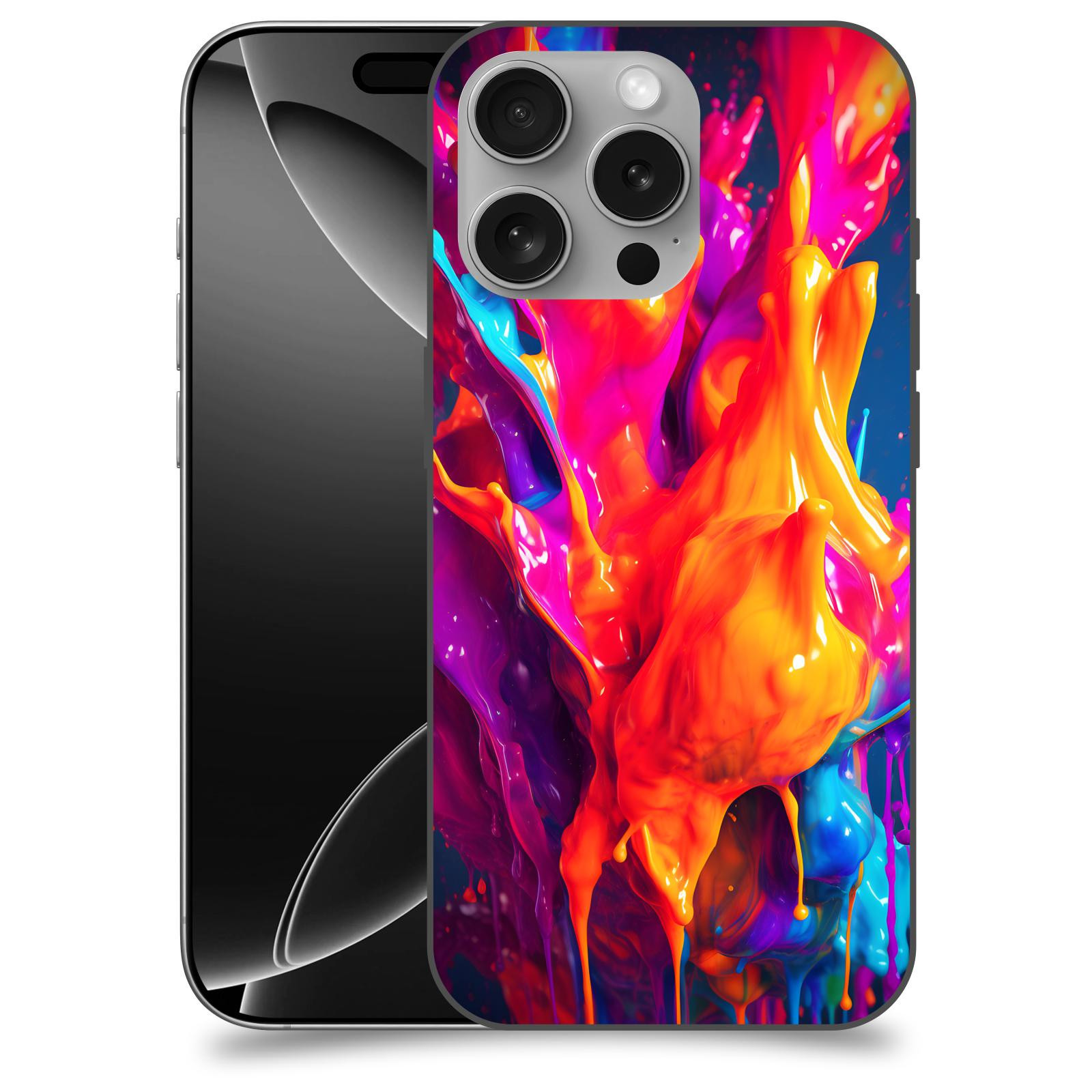 ACOVER kryt na mobil Apple iPhone 16 - Beautiful Liquid I