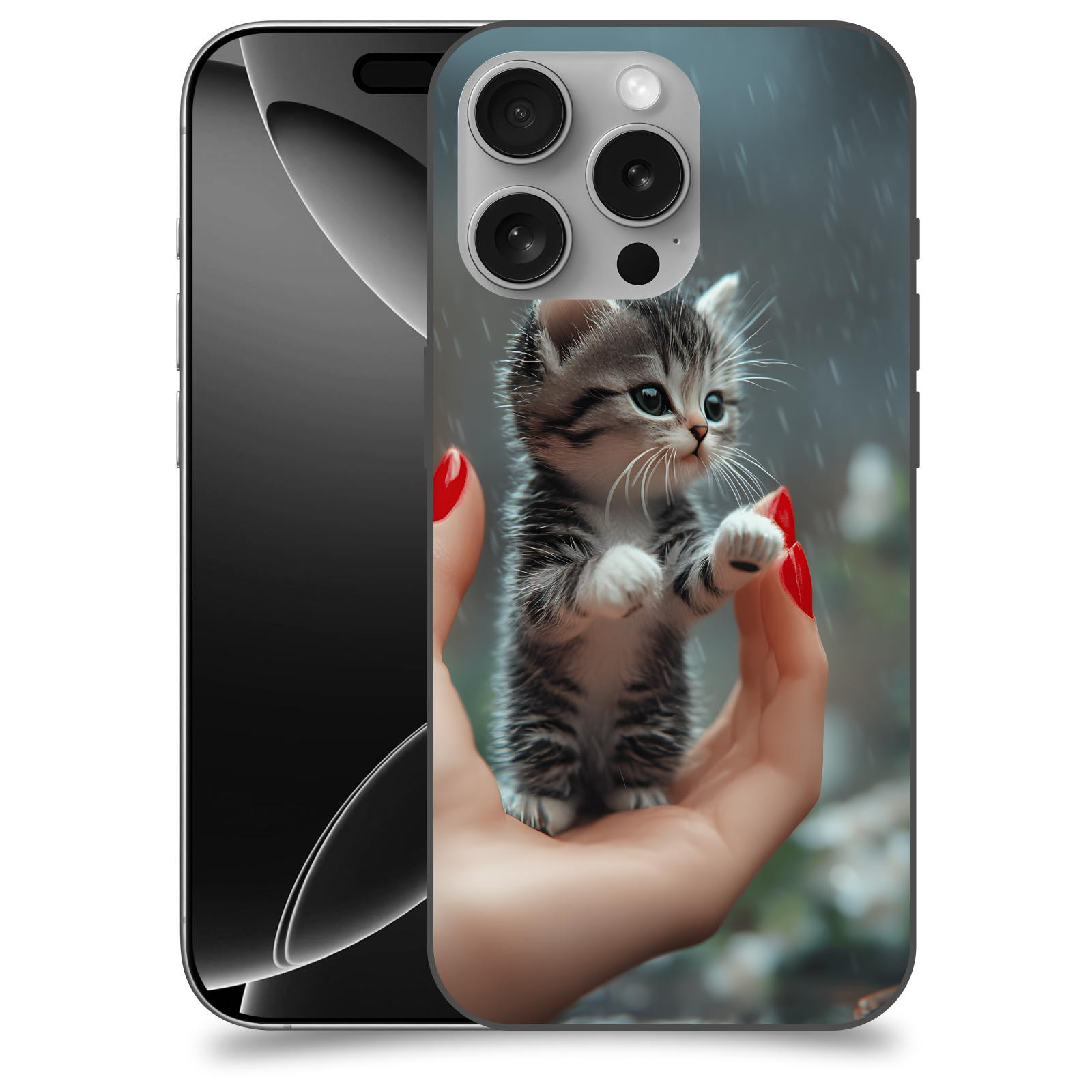 ACOVER kryt na mobil Apple iPhone 16 - Koťátko