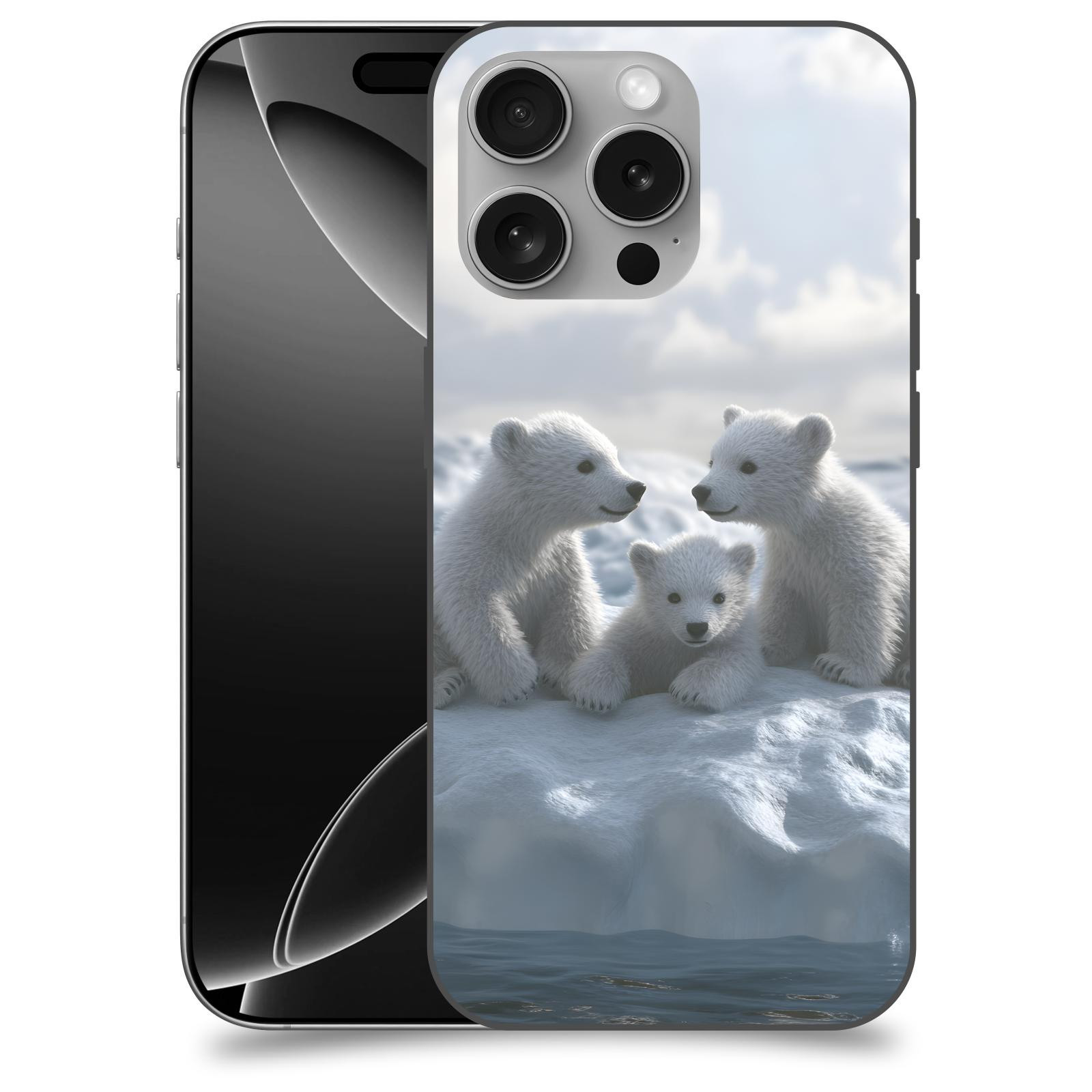ACOVER kryt na mobil Apple iPhone 16 - Medvíďata