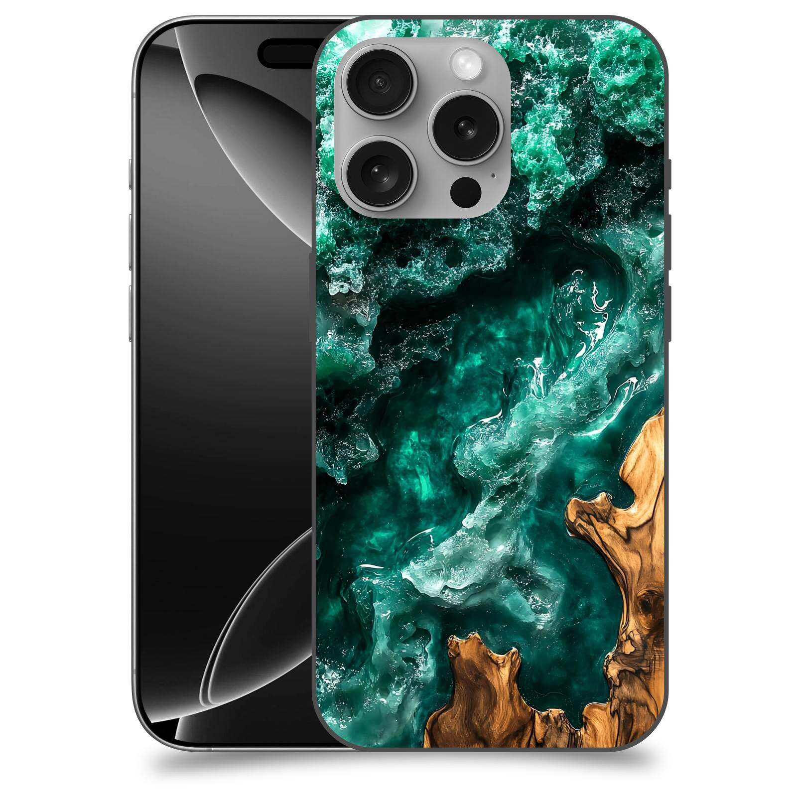 ACOVER kryt na mobil Apple iPhone 16 - Forest Wood I