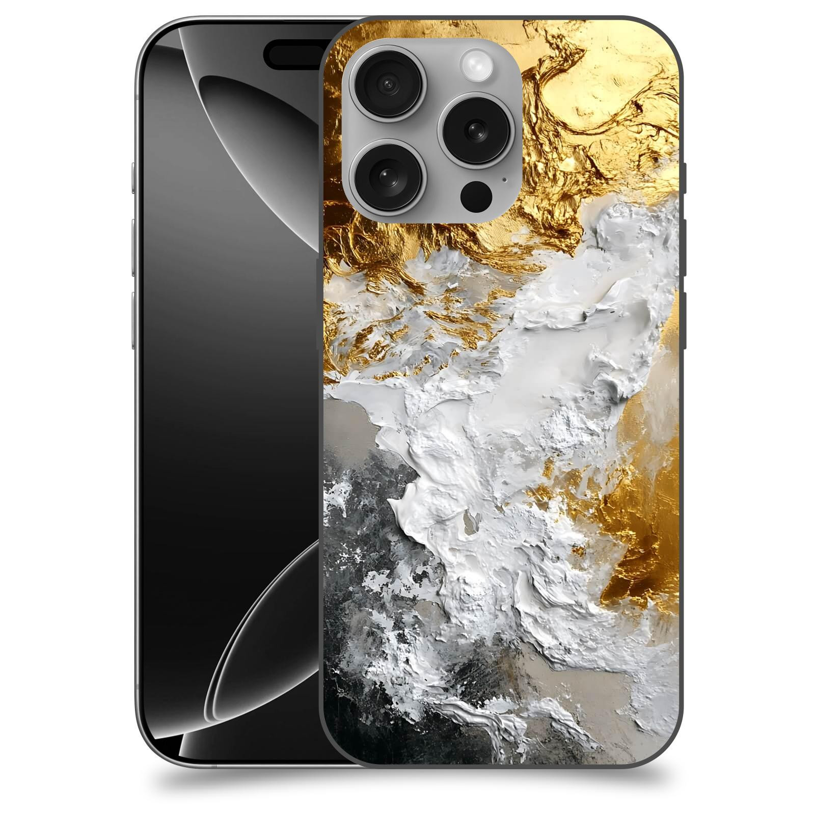 ACOVER kryt na mobil Apple iPhone 16 - Liquid Gold VI